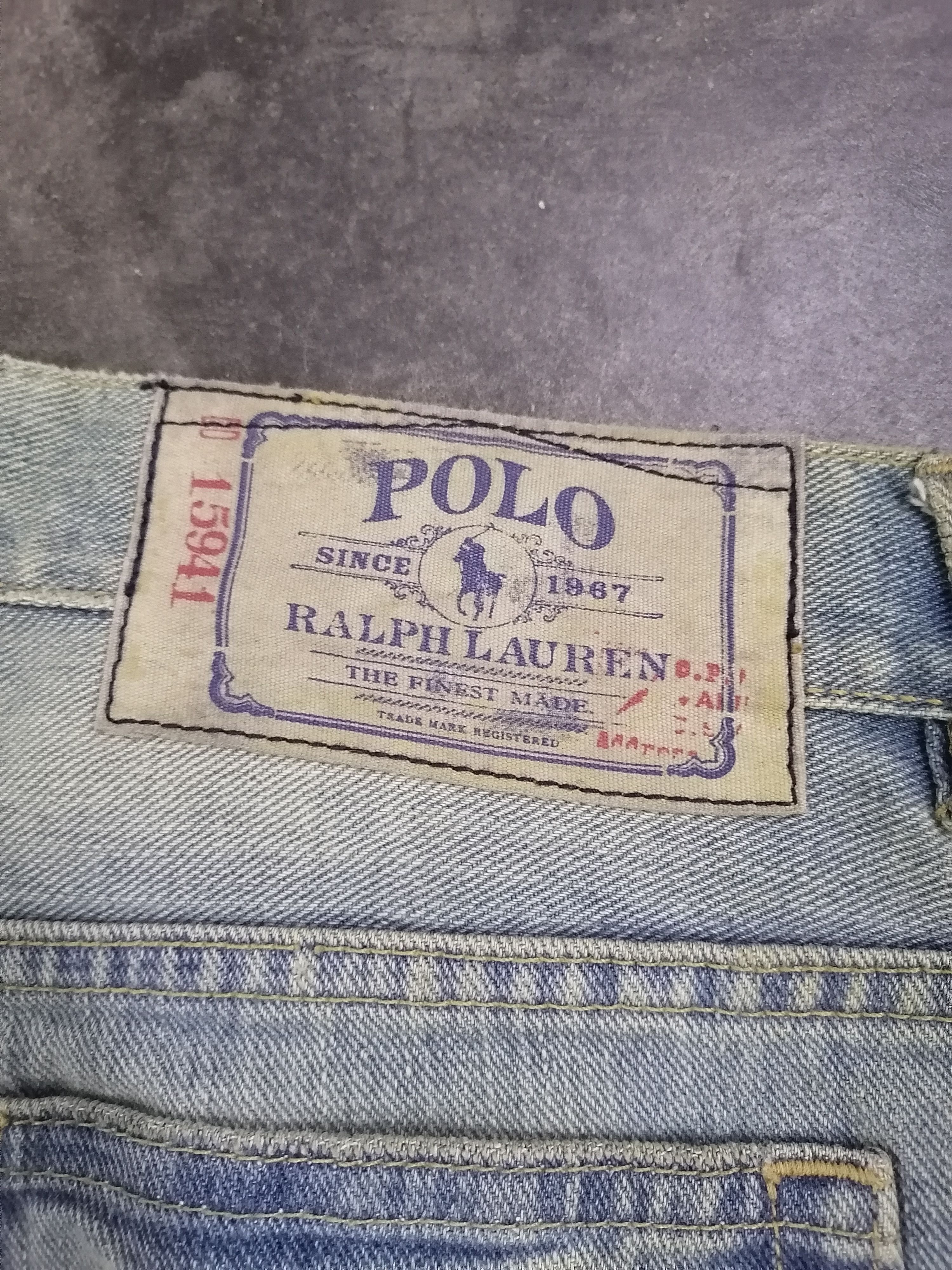 Polo Ralph Lauren × Vintage Vintage Polo Ralph Lauren PRL Distressed Denim Pants Size US 30 / EU 46 - 8 Thumbnail