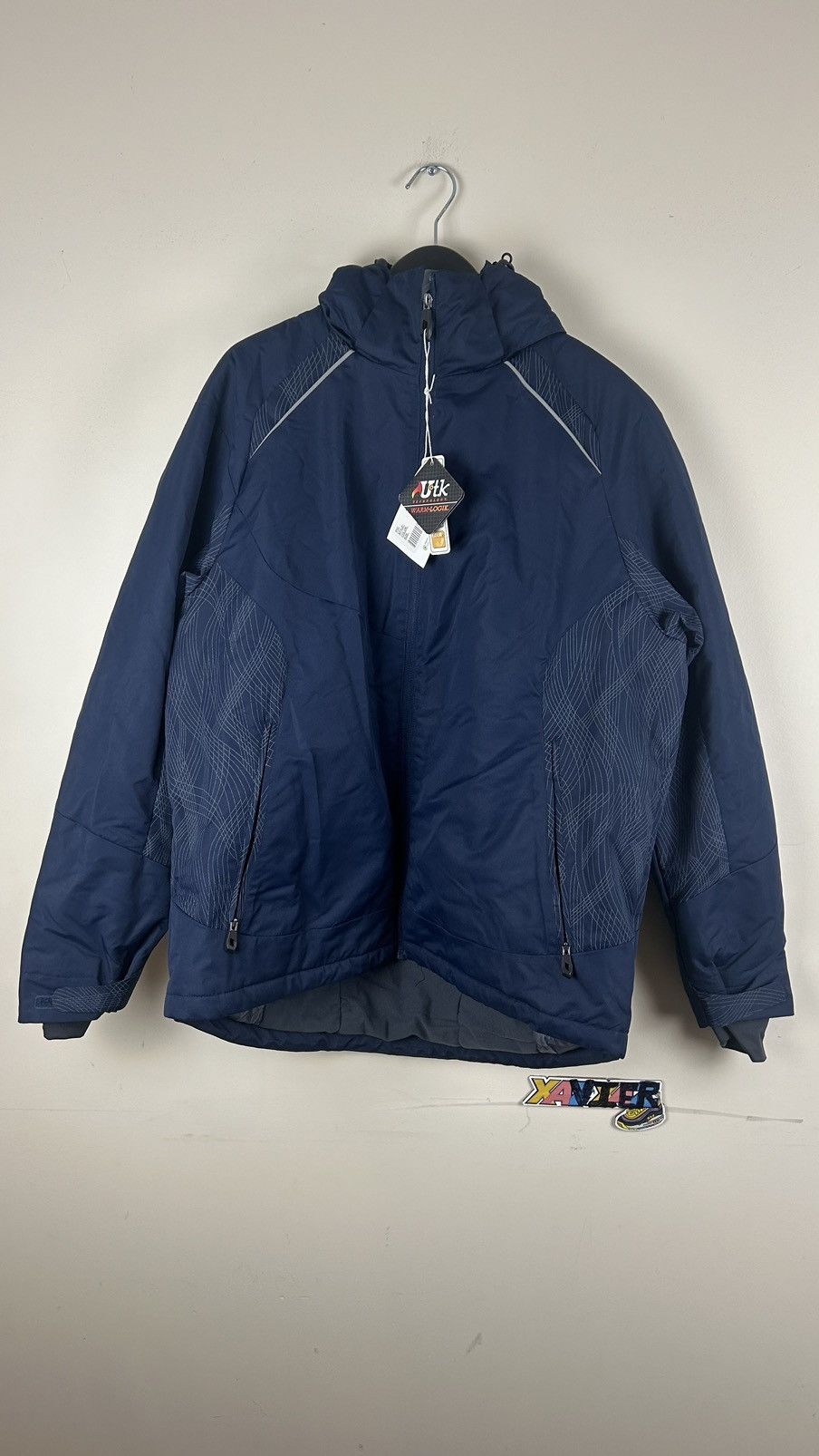 Vintage Soft Shell Jacket Large Man Navy Size US L / EU 52-54 / 3 - 1 Thumbnail