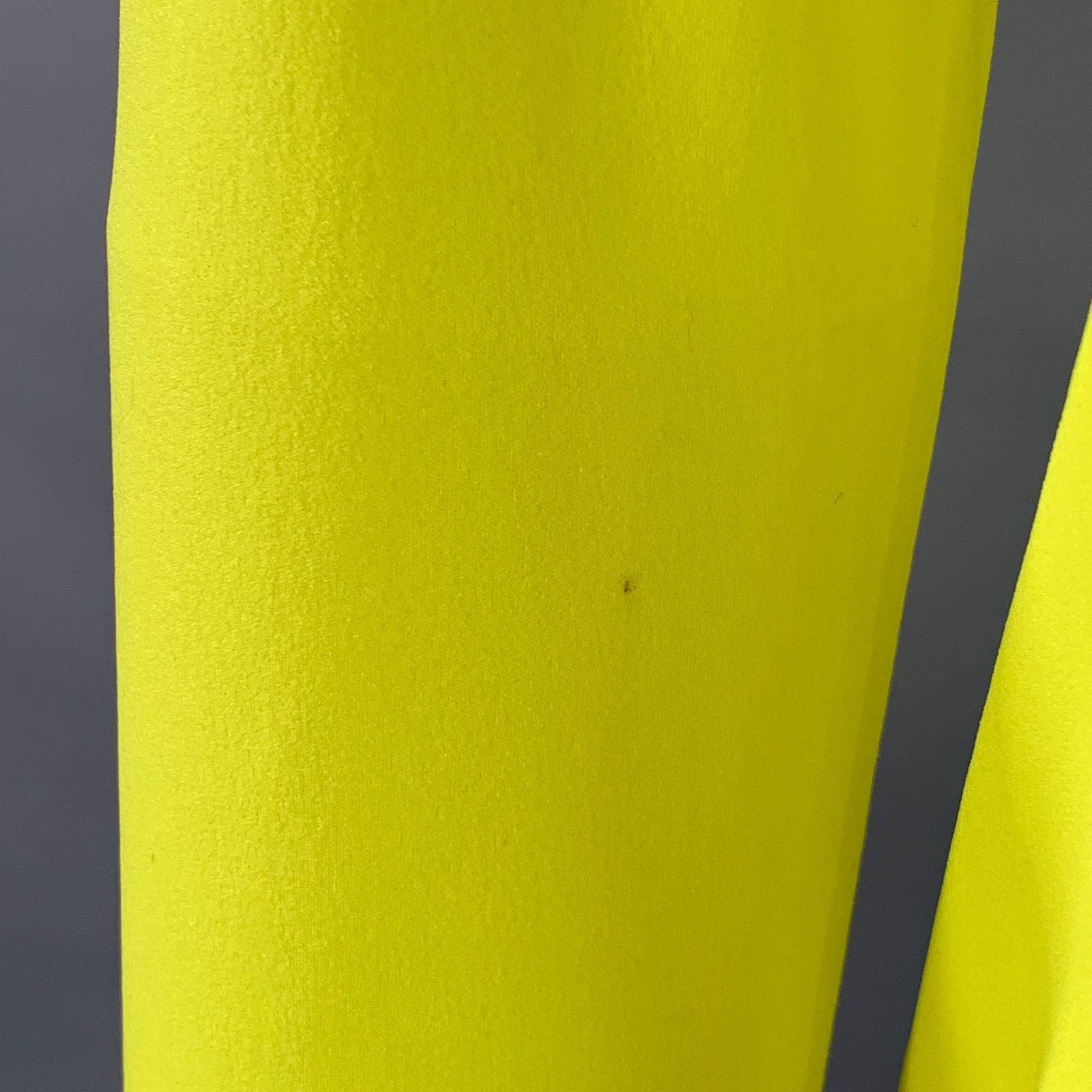 Norma Kamali NORMA KAMALI S Yellow Neon Polyester Crew Neck Casual Top Size S / US 4 / IT 40 - 5 Thumbnail