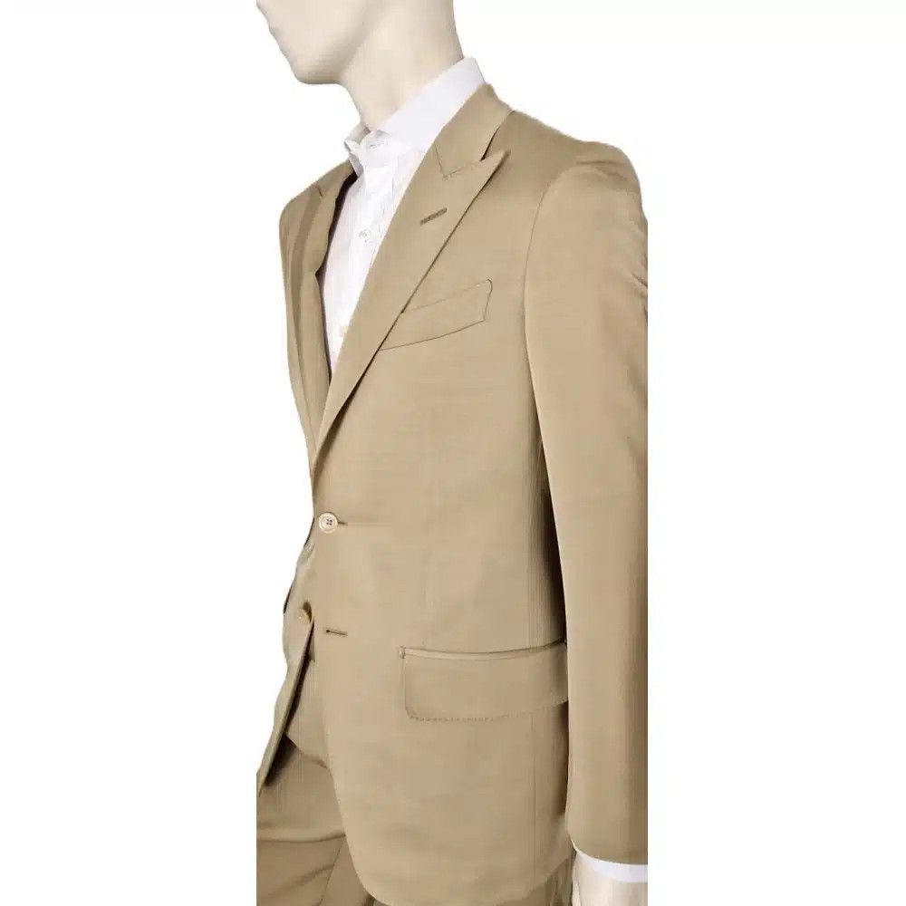 Tom Ford o1loc1c0425 2LYP01 O’connor Viscose Blend Suit in Beige Size US L / EU 52-54 / 3 - 2 Thumbnail
