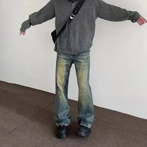 Japanese Brand Jeans Streetwear Y2k Vintage Blue Distressed Casual Fashion Size US 30 / EU 46 - 4 Thumbnail