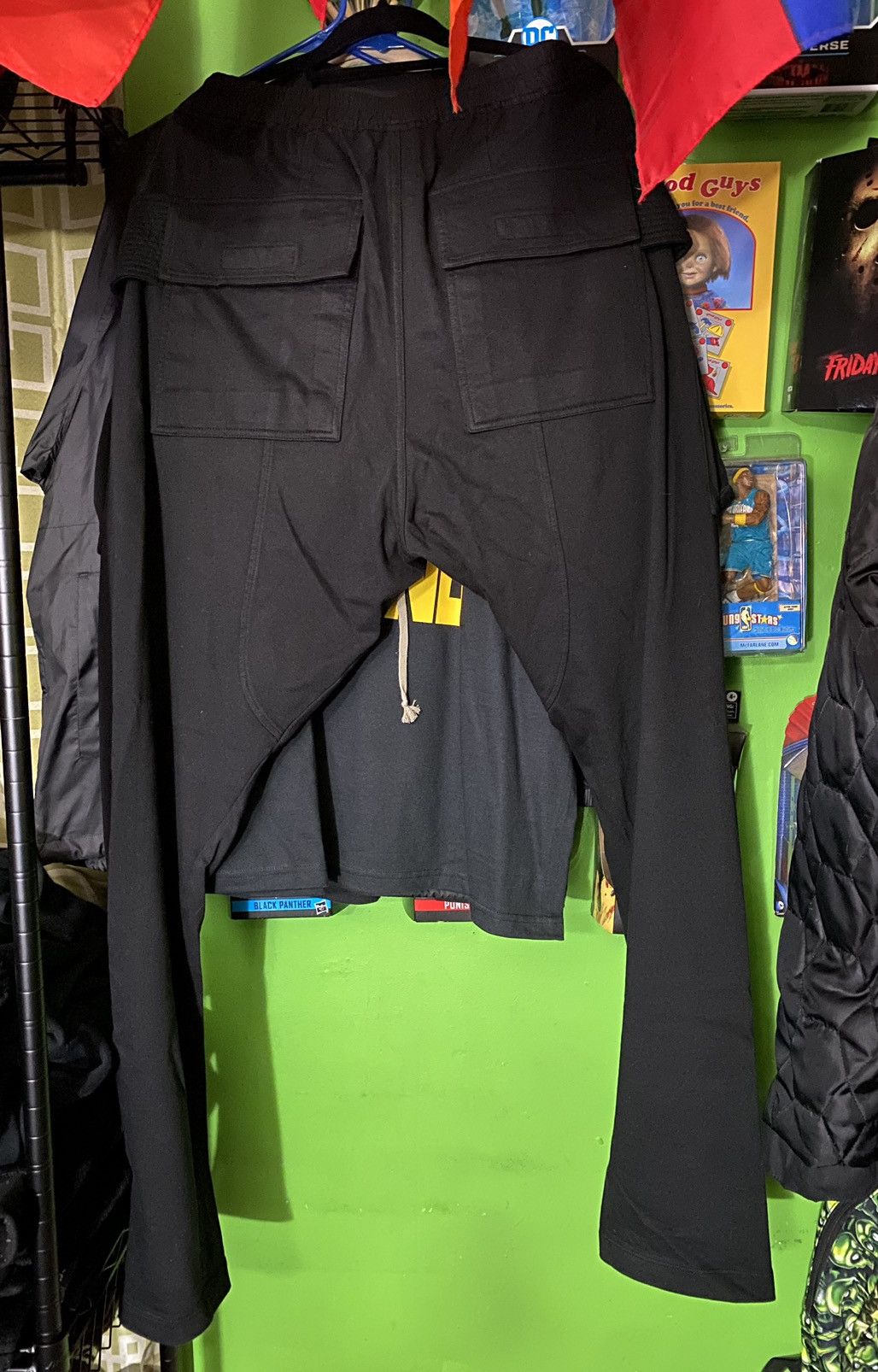 Rick Owens × Rick Owens Drkshdw Rick Owens Creatch Cargo Pants Size US 34 / EU 50 - 2 Thumbnail