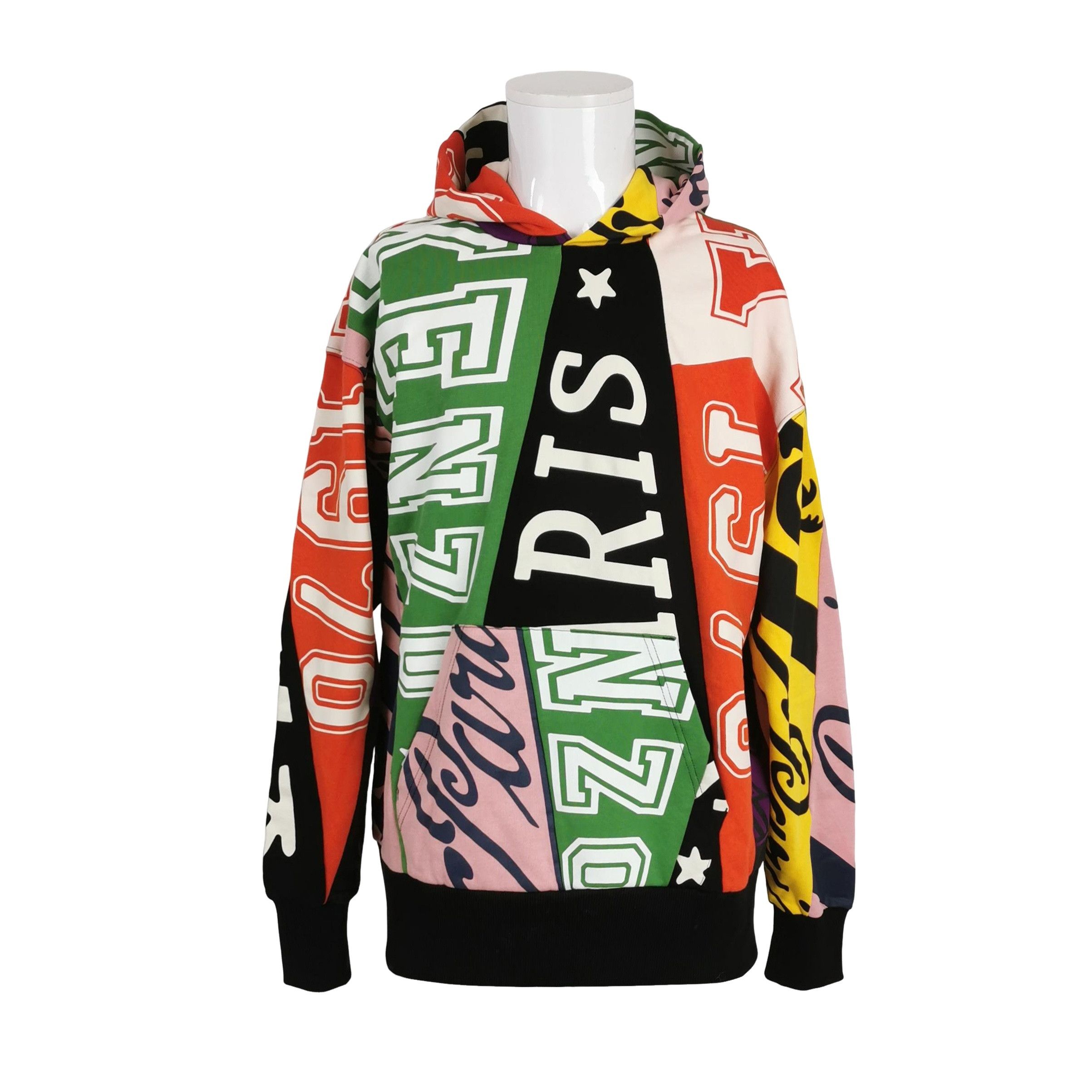 Kenzo Kenzo Flags Patchwork Hoodie US M Size US M / EU 48-50 / 2 - 1 Thumbnail