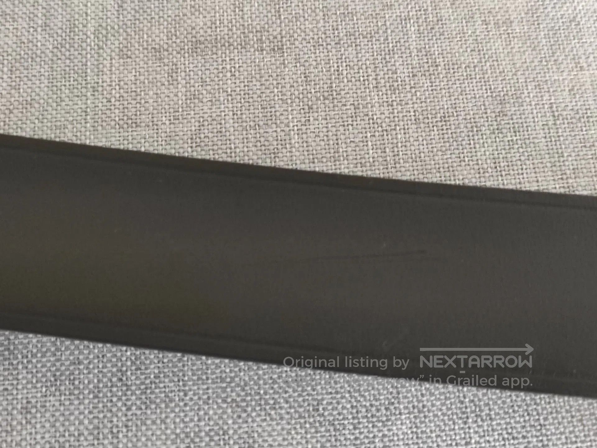 Balenciaga Balenciaga Runway Double B Black Leather Belt. Size ONE SIZE - 6 Thumbnail