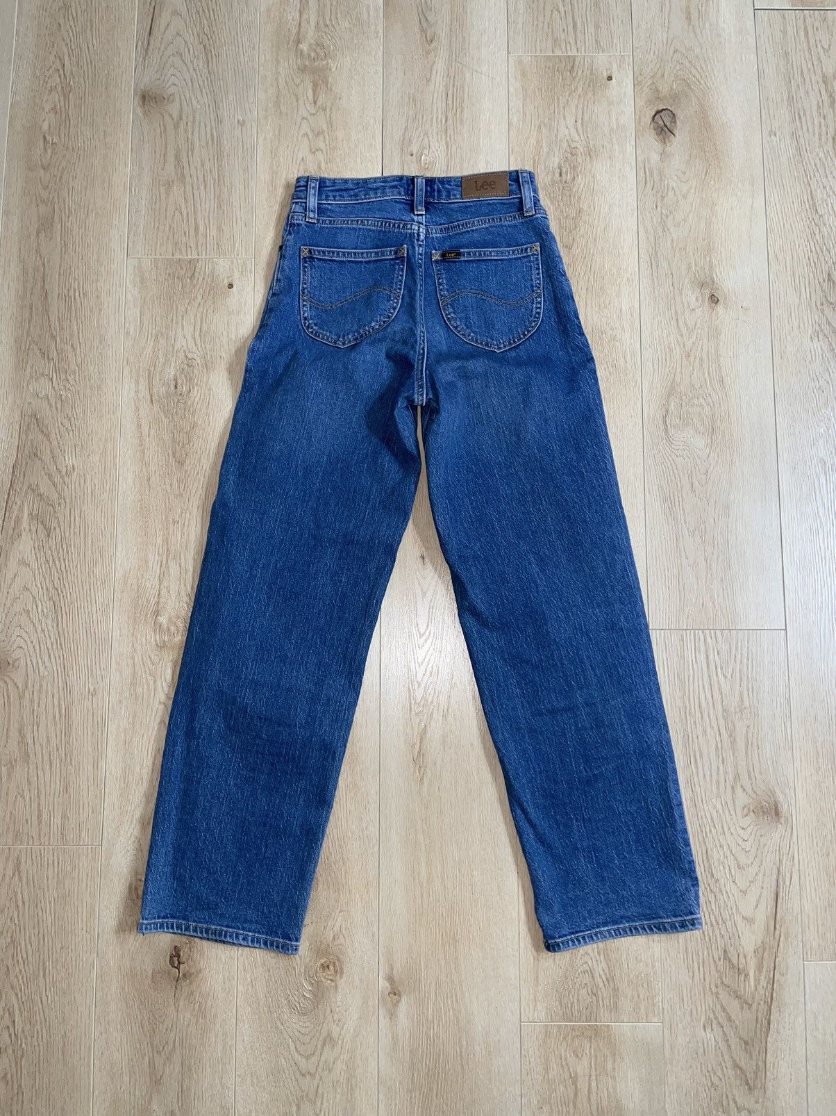 Lee lee wrangler straight jeans Size 24" / US 00 / IT 34 - 2 Thumbnail