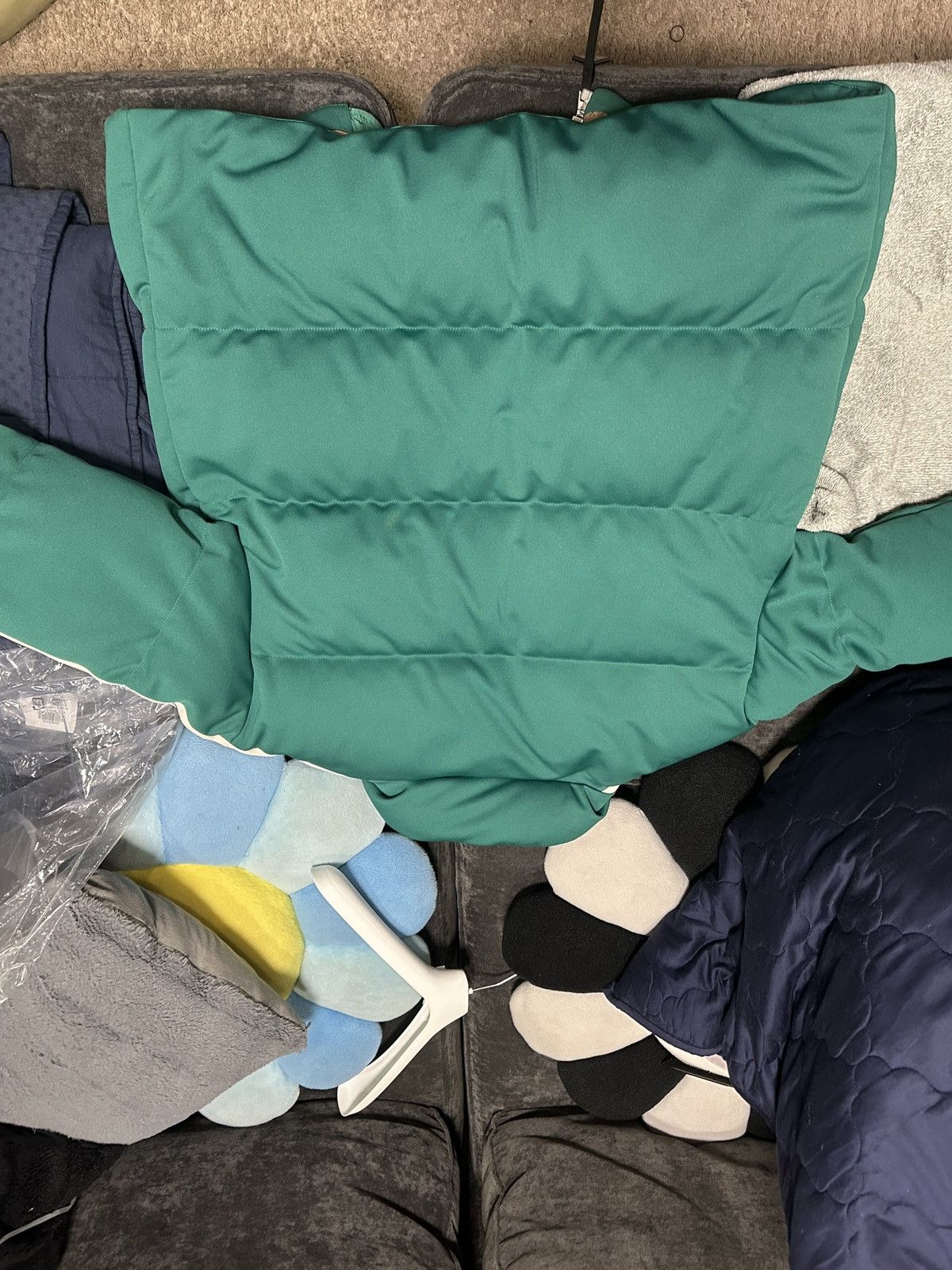 Moncler × Palm Angels Moncler X Palm Angels Rodman Puffer Jacket Green Size 3 Size US M / EU 48-50 / 2 - 11 Thumbnail