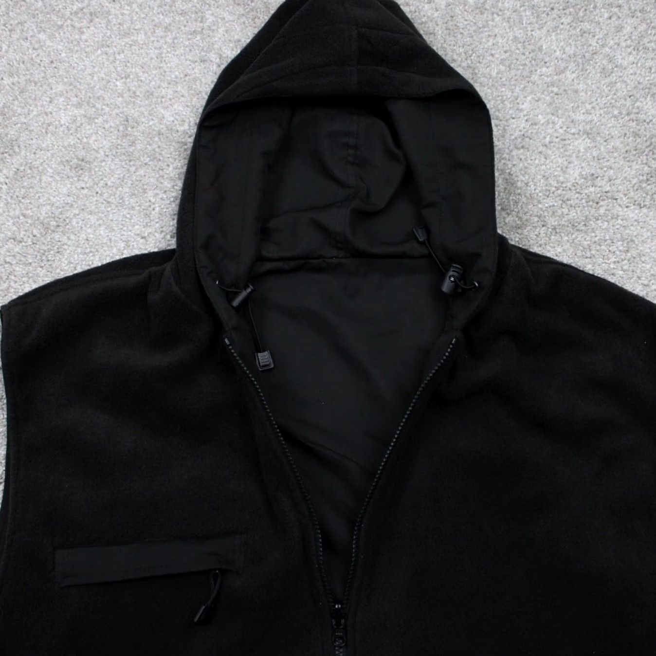 Vintage Ice Armor Reversible Vest Jacket Mens 2XL Black Hooded Full Zip Coat Size US XXL / EU 58 / 5 - 7 Thumbnail