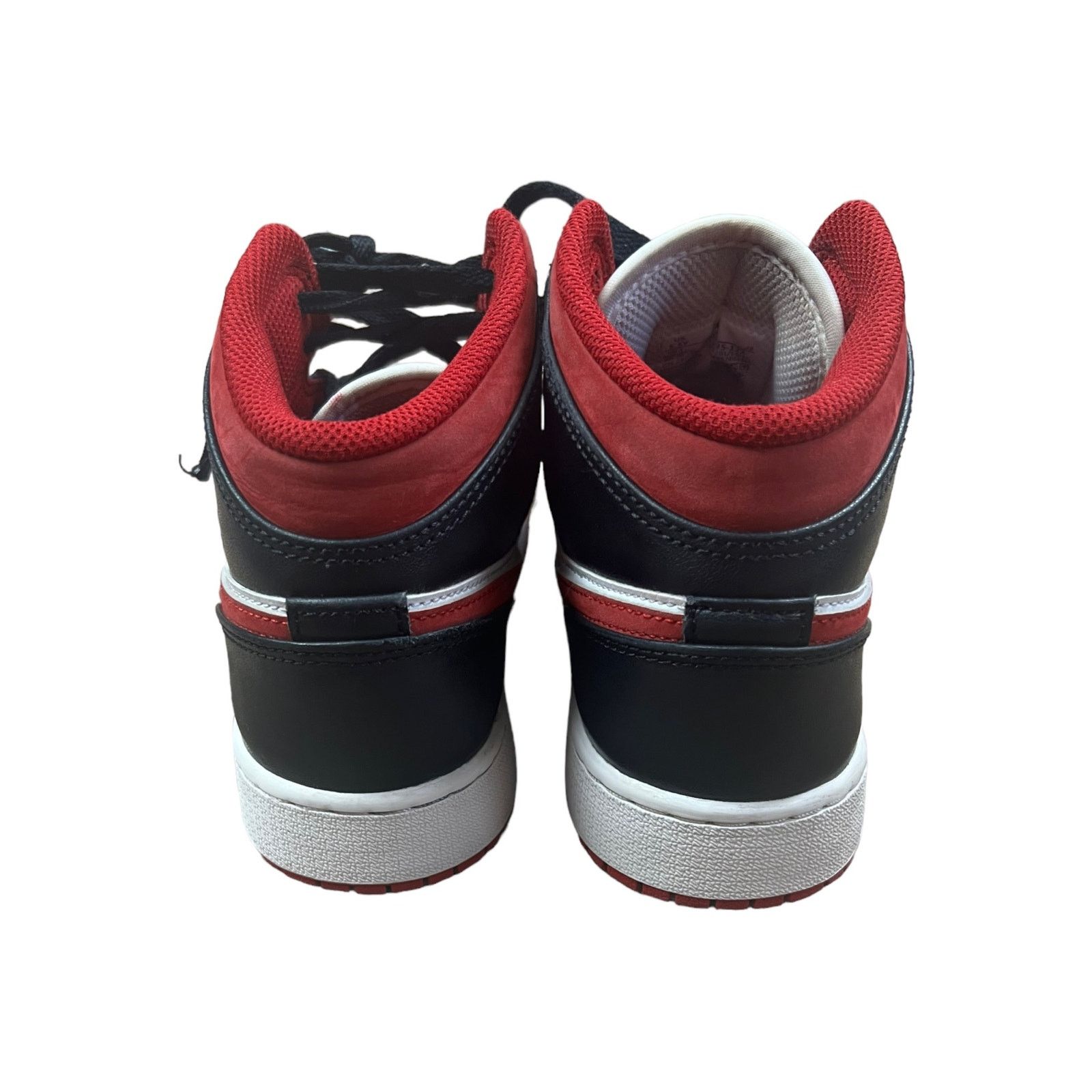 Jordan Brand Nike | Air Jordan 1 Retro Mid GS Black Gym Red | 5.5 Youth Size US 7 / IT 37 - 8 Thumbnail
