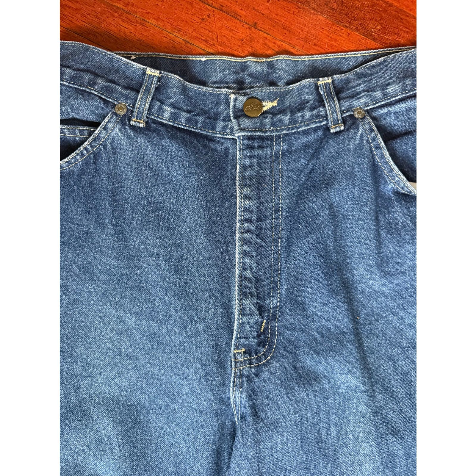 Vintage 80’s Chic High Waist Dark Wash Blue Mom Jeans 28X27 Small Size 28" / US 6 / IT 42 - 4 Thumbnail
