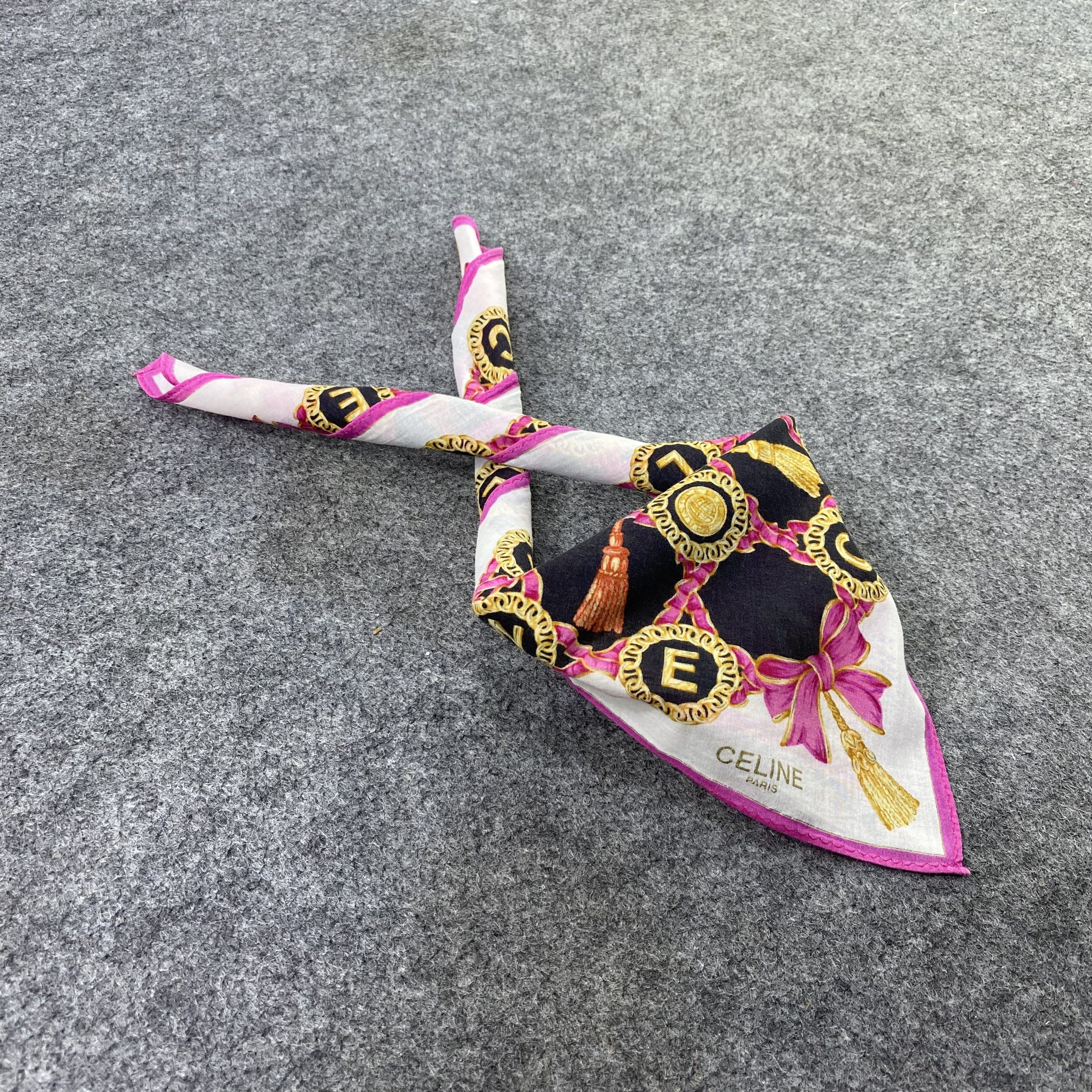 Celine Celine Handkerchief / Bandana / Neckerchief-B2161 Size ONE SIZE - 1 Thumbnail