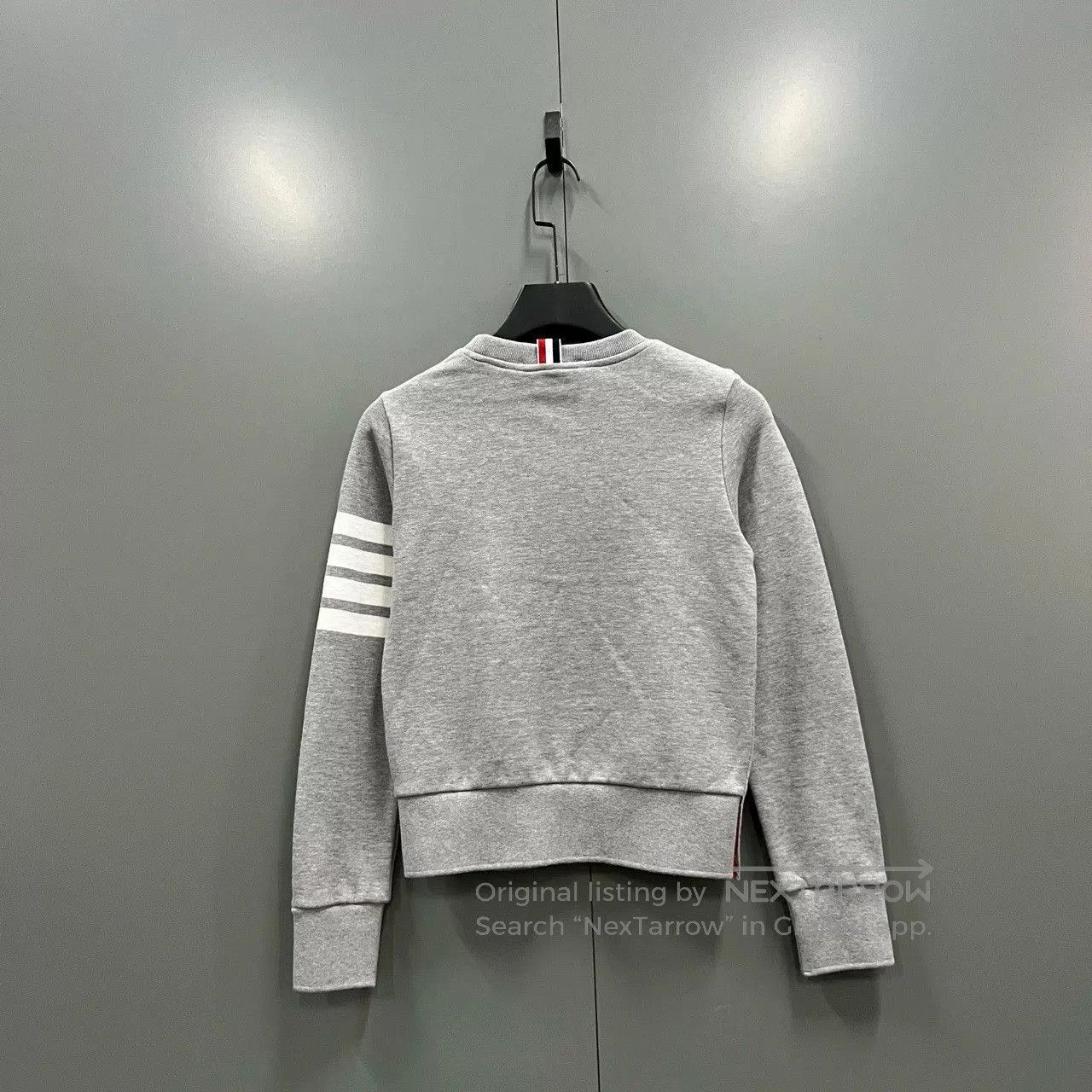 Thom Browne thom browne gray striped crewneck sweatshirt. Size US M / EU 48-50 / 2 - 2 Thumbnail