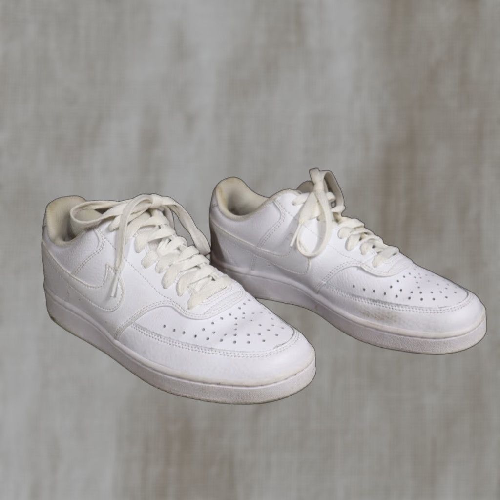 Nike Nike Court Vision LO Basketball Sneakers White CD5463-100 Men’s 6.5 Shoes Leather Synthetic White Nike Court 2020 Mens Shoes Court Vision Basketball Size US 6.5 / EU 39-40 - 1 Thumbnail