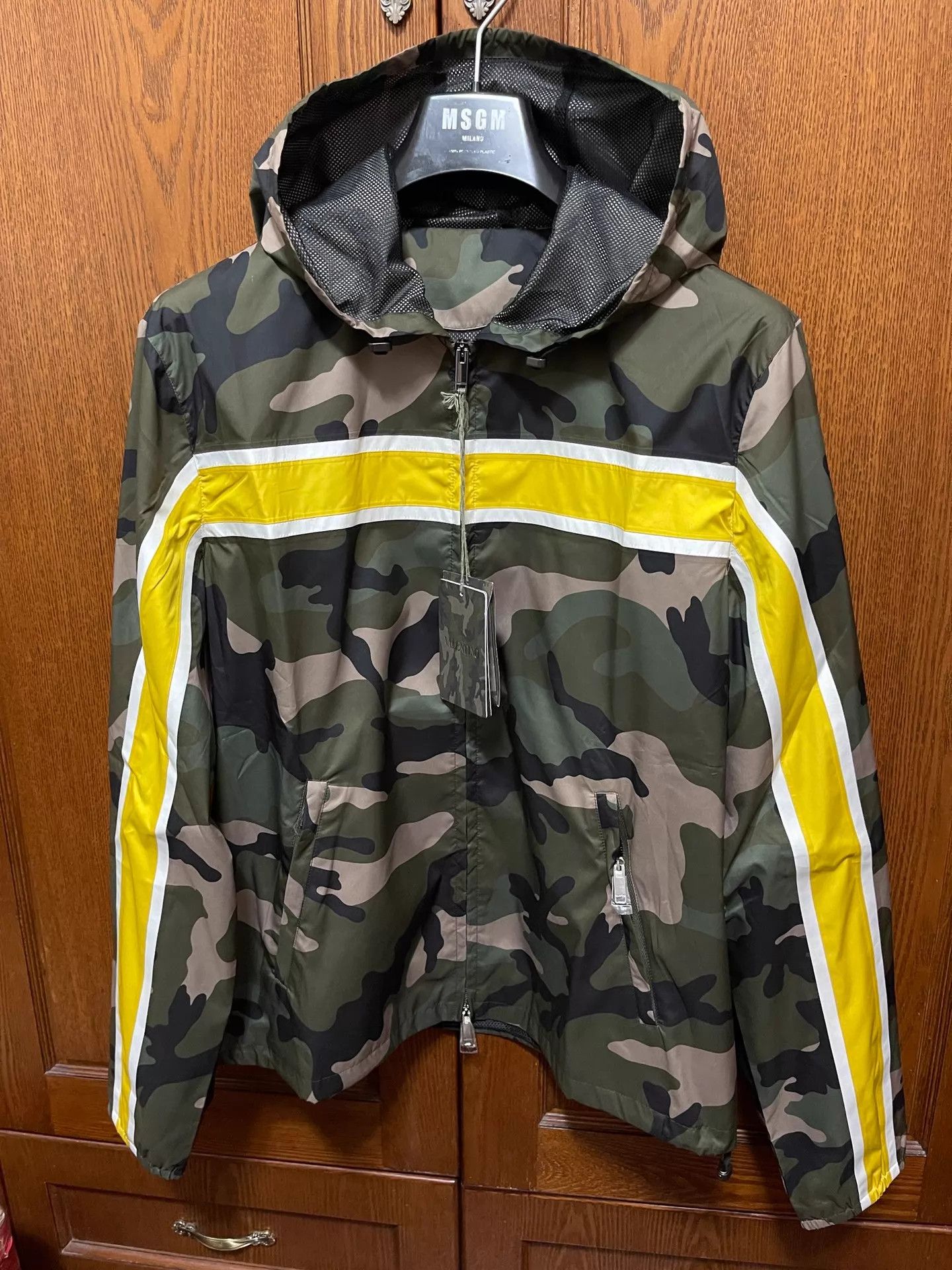 Valentino Valentino Camo Hooded Jacket Size 50 Size US M / EU 48-50 / 2 - 2 Thumbnail