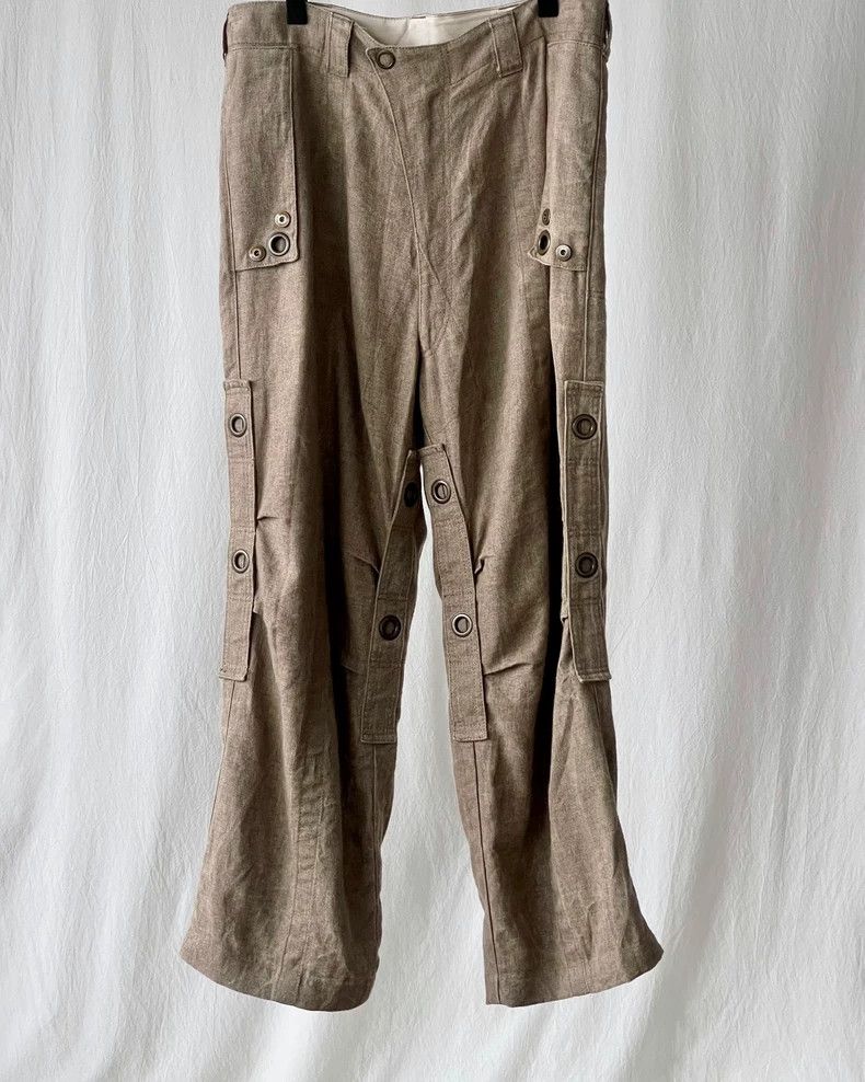 Yohji Yamamoto yohji yamamoto size 1 Burlap Metal Hook-and-loop Old Europe Size US 28 / EU 44 - 1 Thumbnail