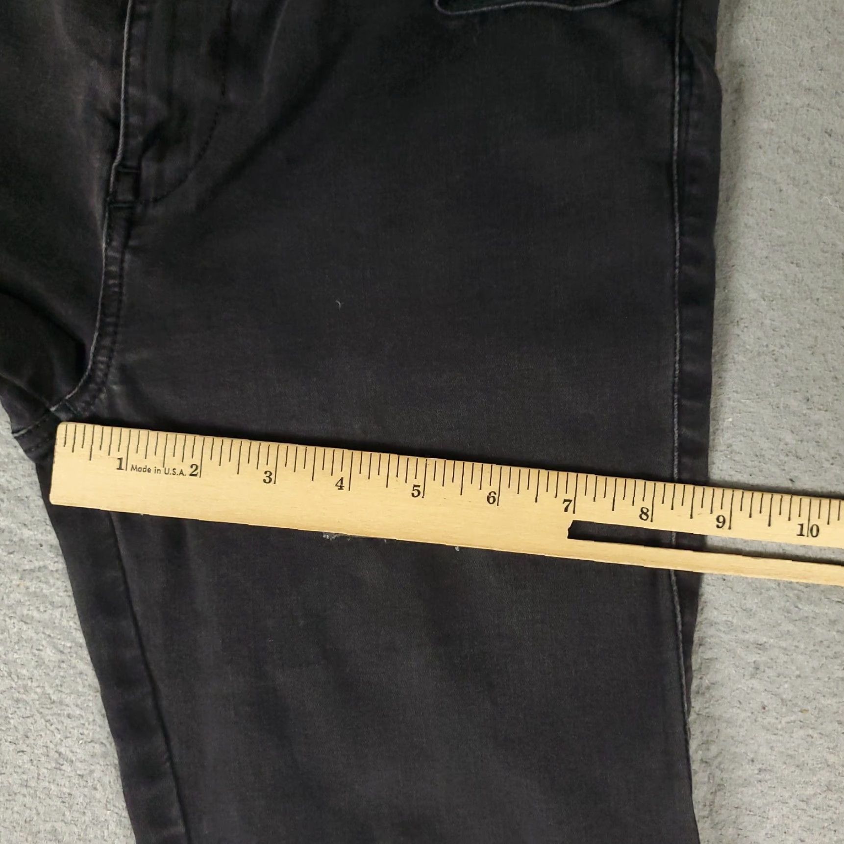 True Religion True Religion Jeans Womens 29x29.5 Gray Skinzee Slim Skinny Denim Pants Ladies* Size 29" - 6 Thumbnail