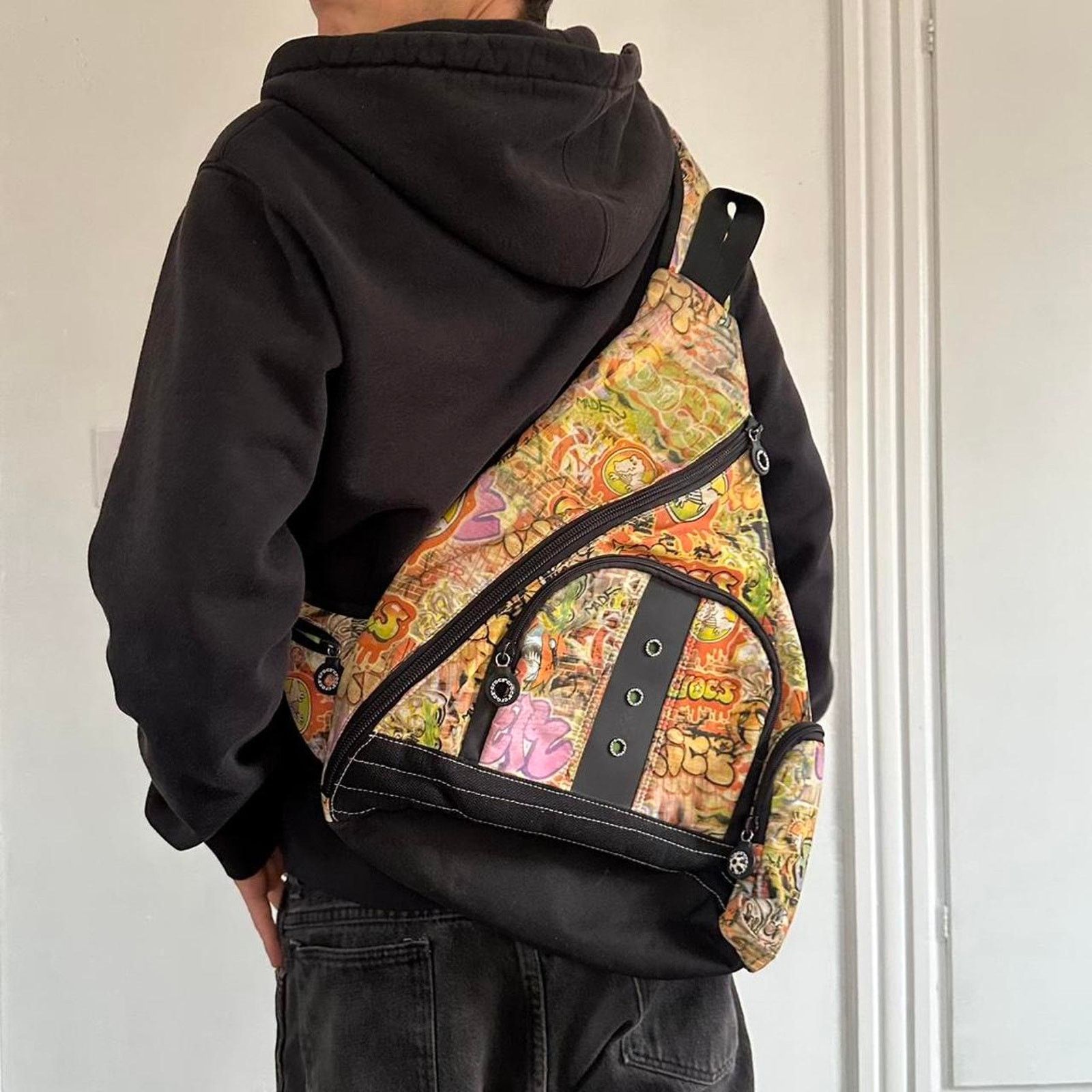 Crocs × Vintage Crocs Vintage Messenger One Strap Crossbody Backpack Bag Size ONE SIZE - 7 Thumbnail