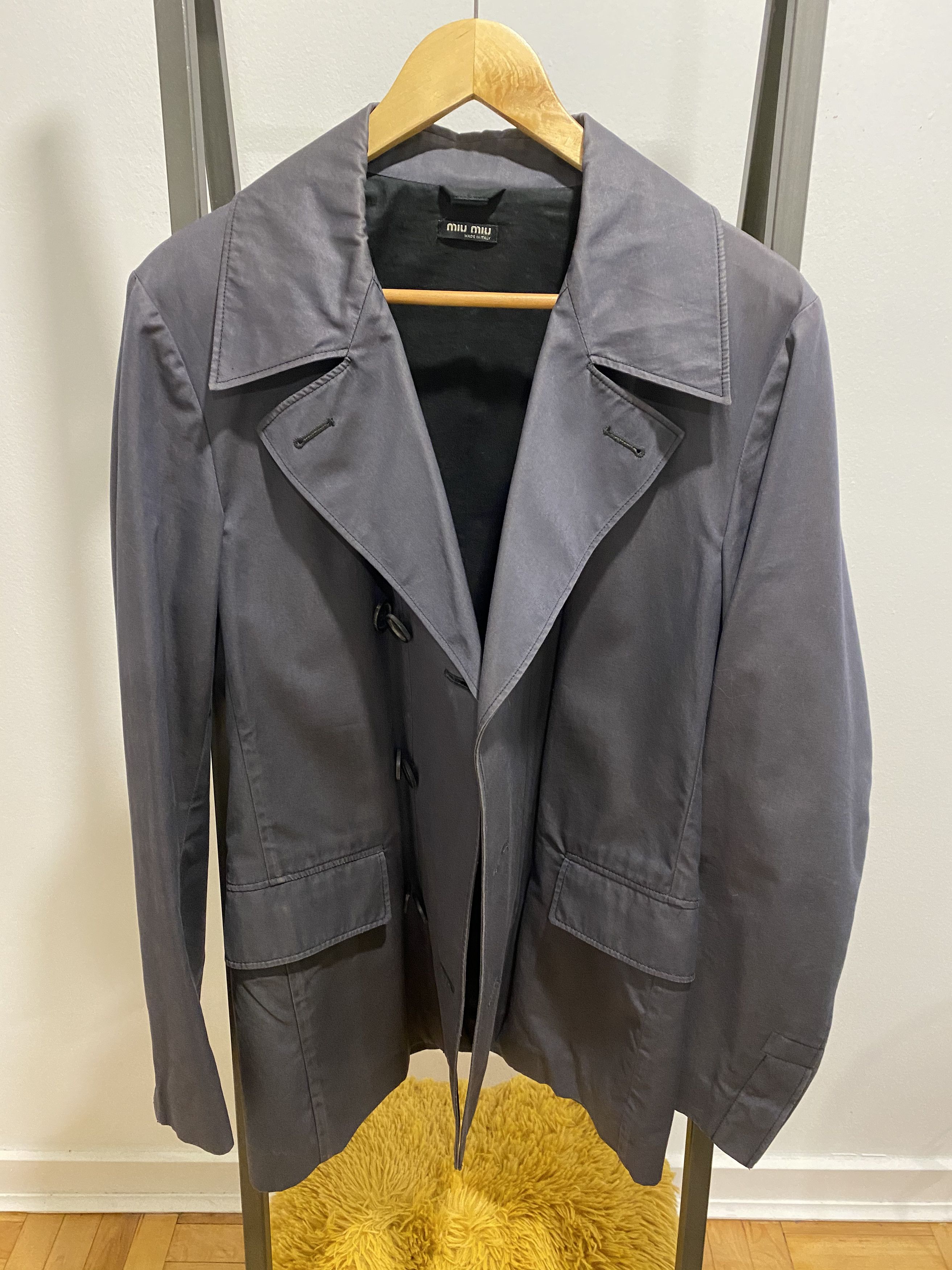 Prada Cotton Pea Coat Size US M / EU 48-50 / 2 - 6 Thumbnail