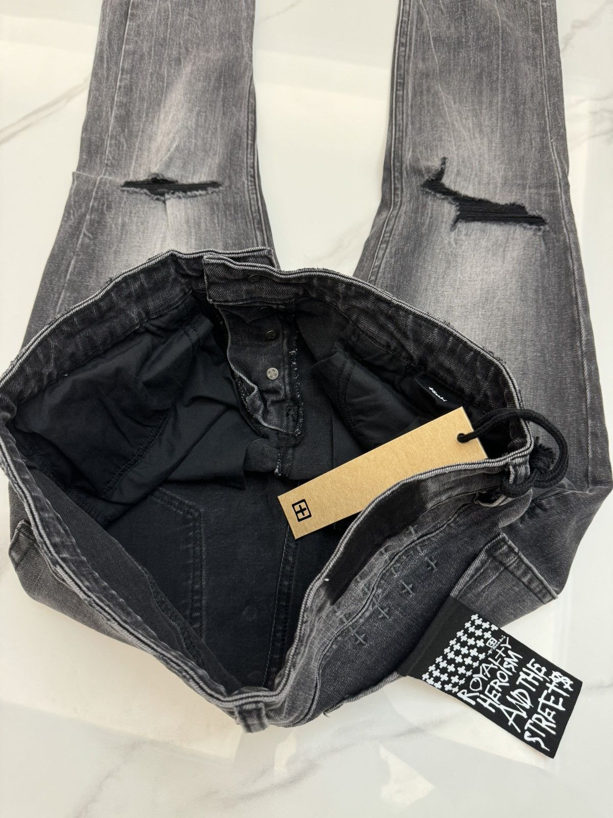 Ksubi Van Winkle Chamber side zip skinny fit jeans Size US 32 / EU 48 - 12 Thumbnail