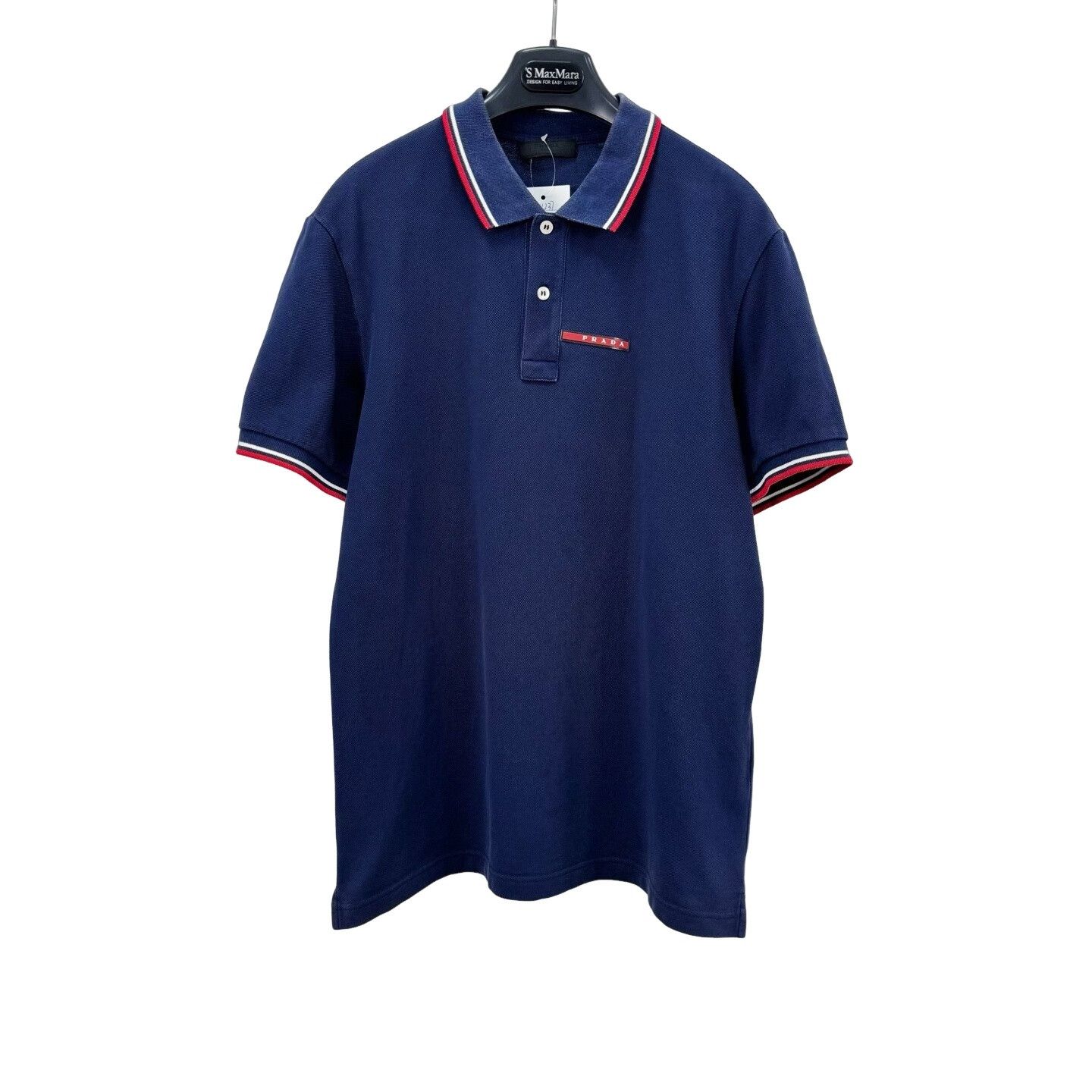 Prada Prada Logo Badge Polo Shirt Size XL Size US XL / EU 56 / 4 - 1 Thumbnail