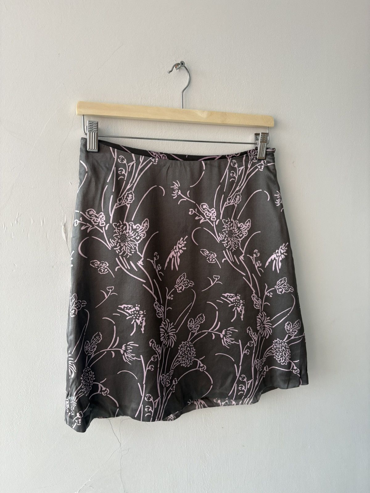 Vintage Network silk skirt Size 24" / US 00 / IT 34 - 4 Thumbnail