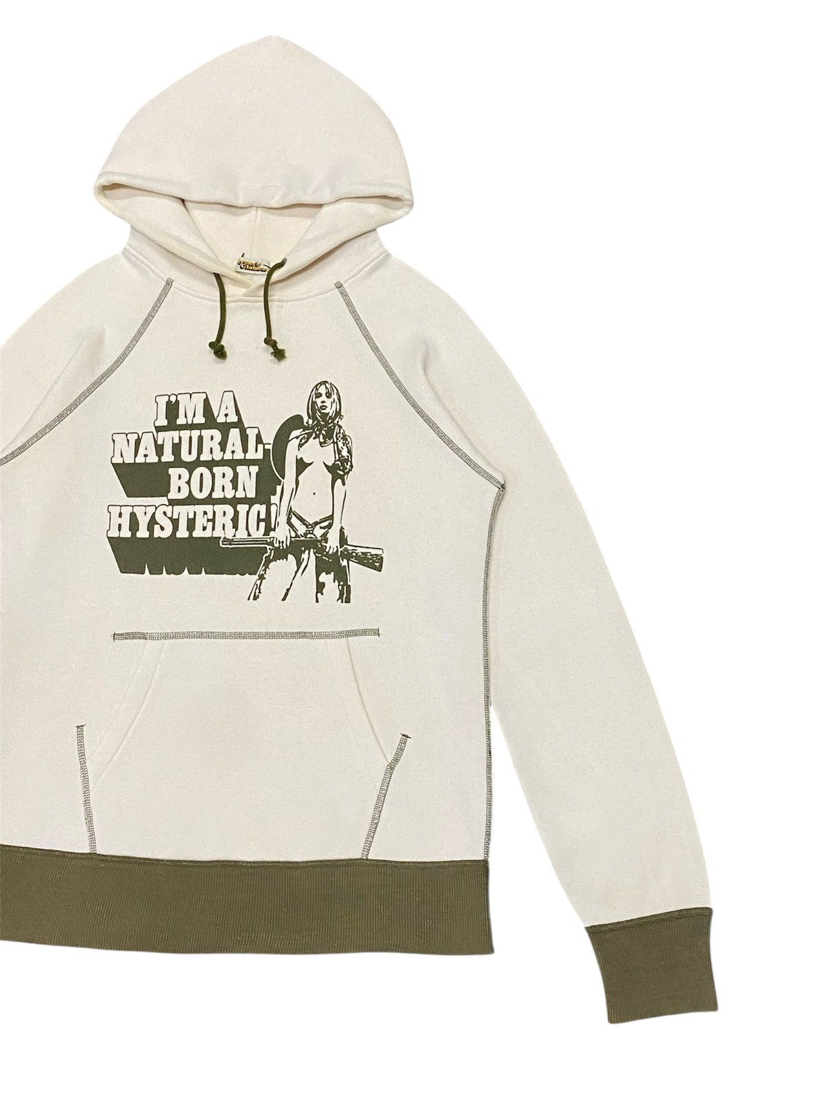 Hysteric Glamour × Japanese Brand Vintage Hysteric Glamour“I’M A NATURAL BORN HYSTERIC”Hoodie Size US M / EU 48-50 / 2 - 5 Thumbnail