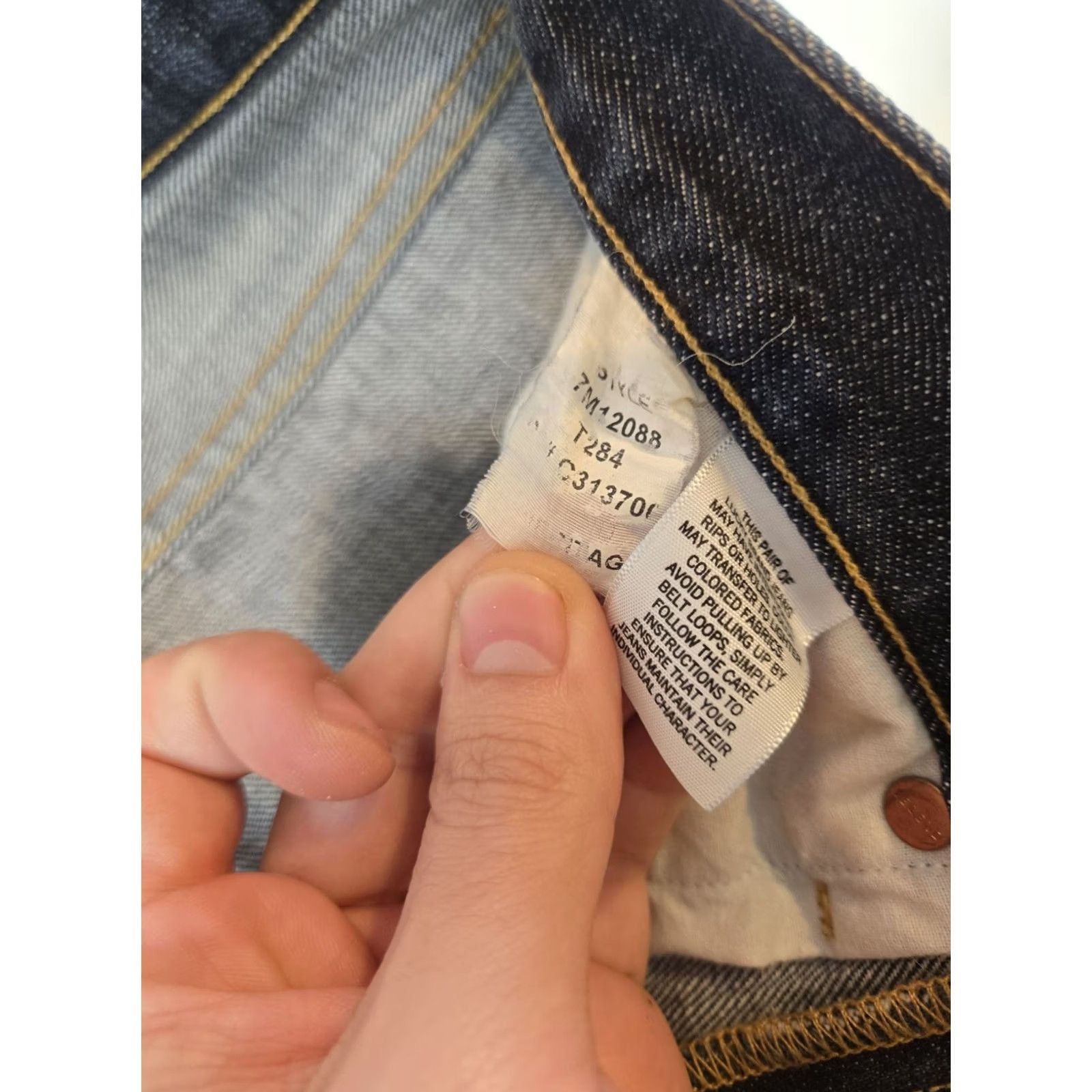 Lucky Brand Lucky Brand Jeans Mens 31x32 121 Heritage Slim Denim Blue USA Straight Pocket Comfort Cowboy 2000s Size US 32 / EU 48 - 7 Thumbnail