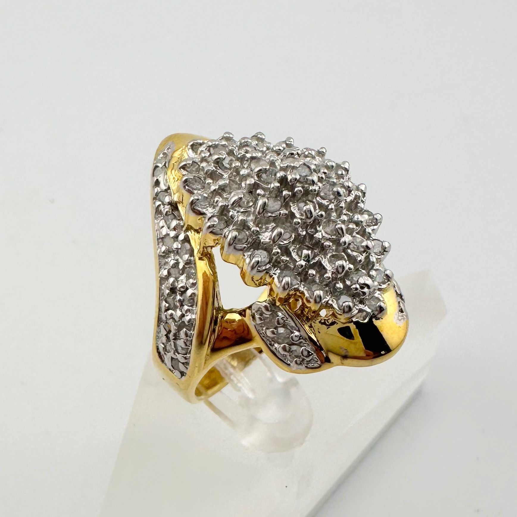 Other Marquise Cut 1.00 Ct Diamond Cluster Ring Size 8 Size ONE SIZE - 1 Thumbnail