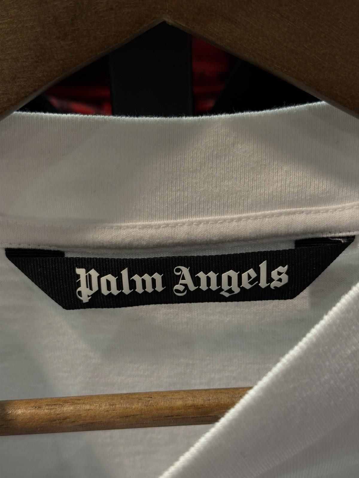 Palm Angels Size Small - Palm Angels Logo Crew T-Shirt ' White' Size US S / EU 44-46 / 1 - 9 Thumbnail
