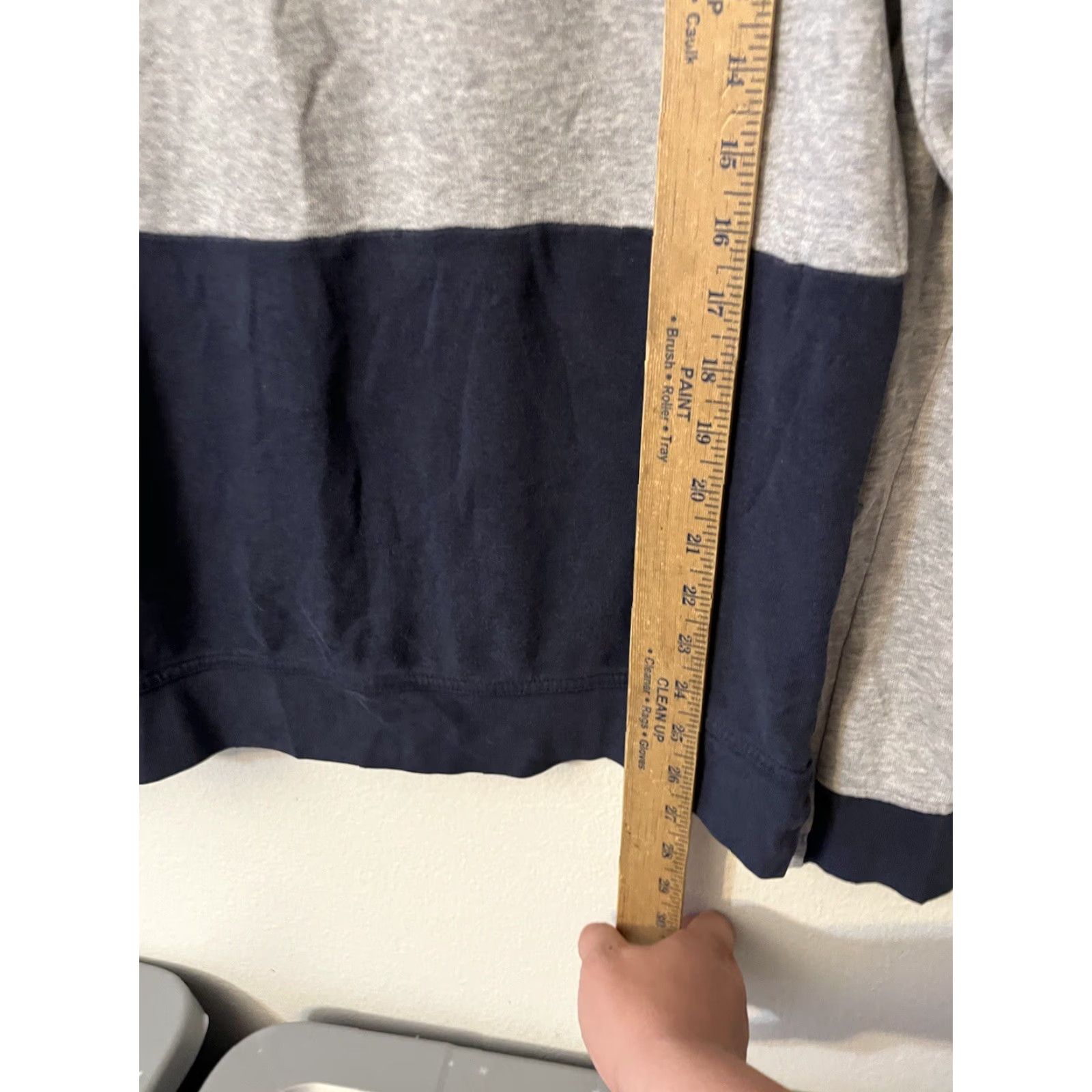 Adidas Adidas Hoodie Womens M Gray Colorblock Zip Pocket Sweatshirt Pullover Regular Baggy? Size M / US 6-8 / IT 42-44 - 4 Thumbnail