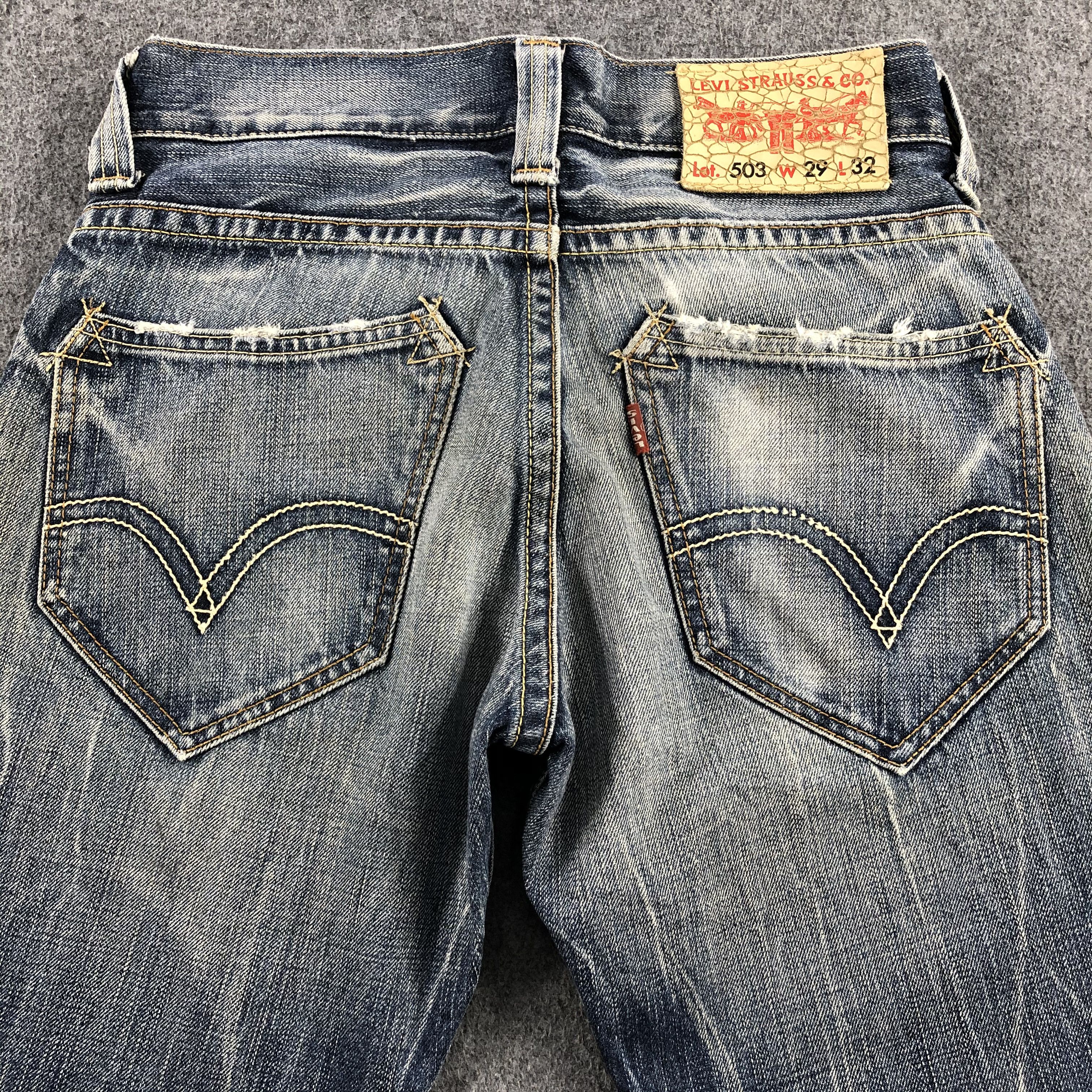 Levi's 90s Vintage Levis 503 Earth Tone Jeans-J1800 Size US 30 / EU 46 - 4 Thumbnail