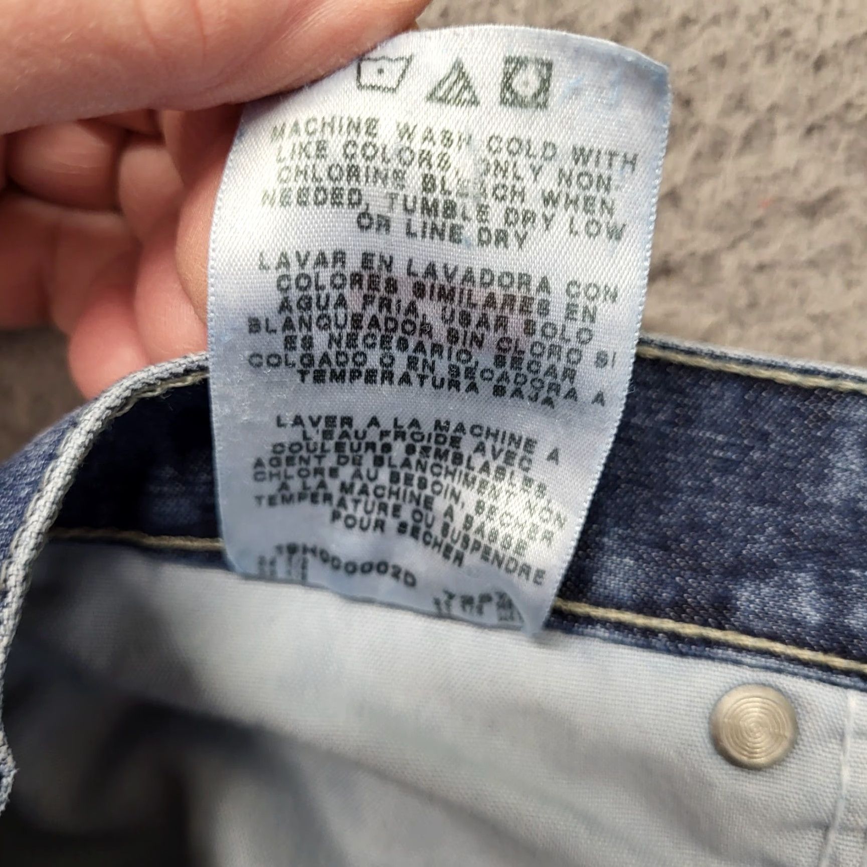 Wrangler VINTAGE? No, but use best: Wrangler Carpenter Jeans Men's 32x30 Blue Baggy Wide Leg Workwear Denim EUC Size US 32 / EU 48 - 7 Thumbnail