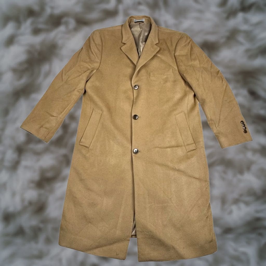 Ralph Lauren VINTAGE? No — Ralph Lauren Men’s Wool Blend Trench Overcoat Brown 42R Coat Size US XS / EU 42 / 0 - 1 Thumbnail