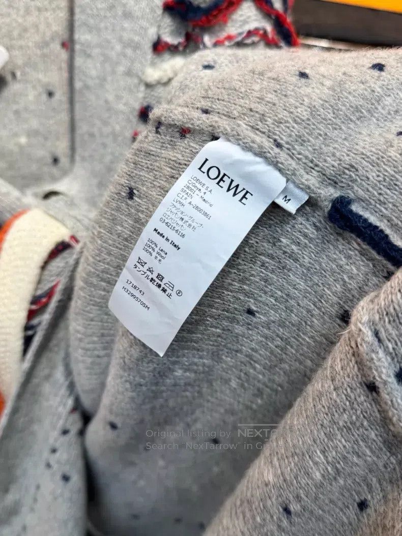 Loewe Loewe Heavyweight Knit Colorful Open Cardigan Jacket Size US M / EU 48-50 / 2 - 6 Thumbnail