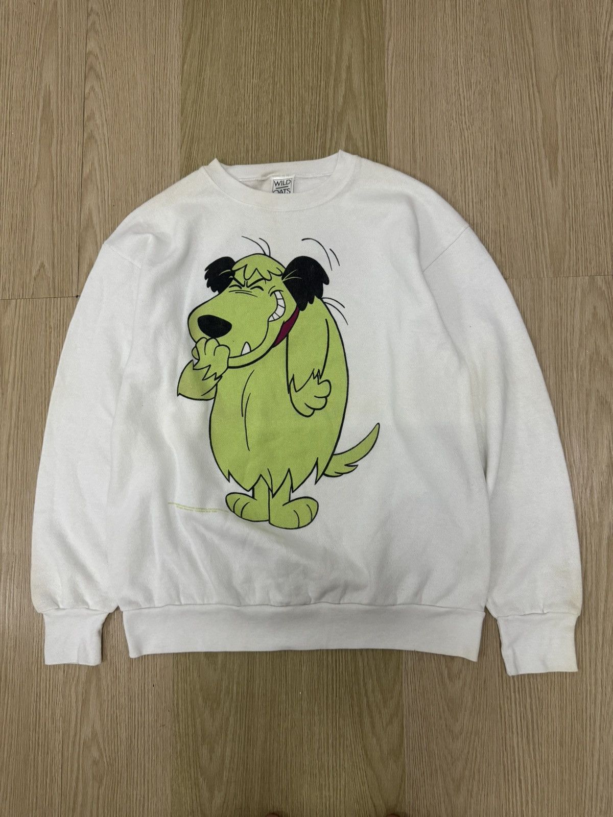 Cartoon Network × Vintage Vintage 90’s Wecky Race mirror print sweatshirt Size US L / EU 52-54 / 3 - 1 Thumbnail