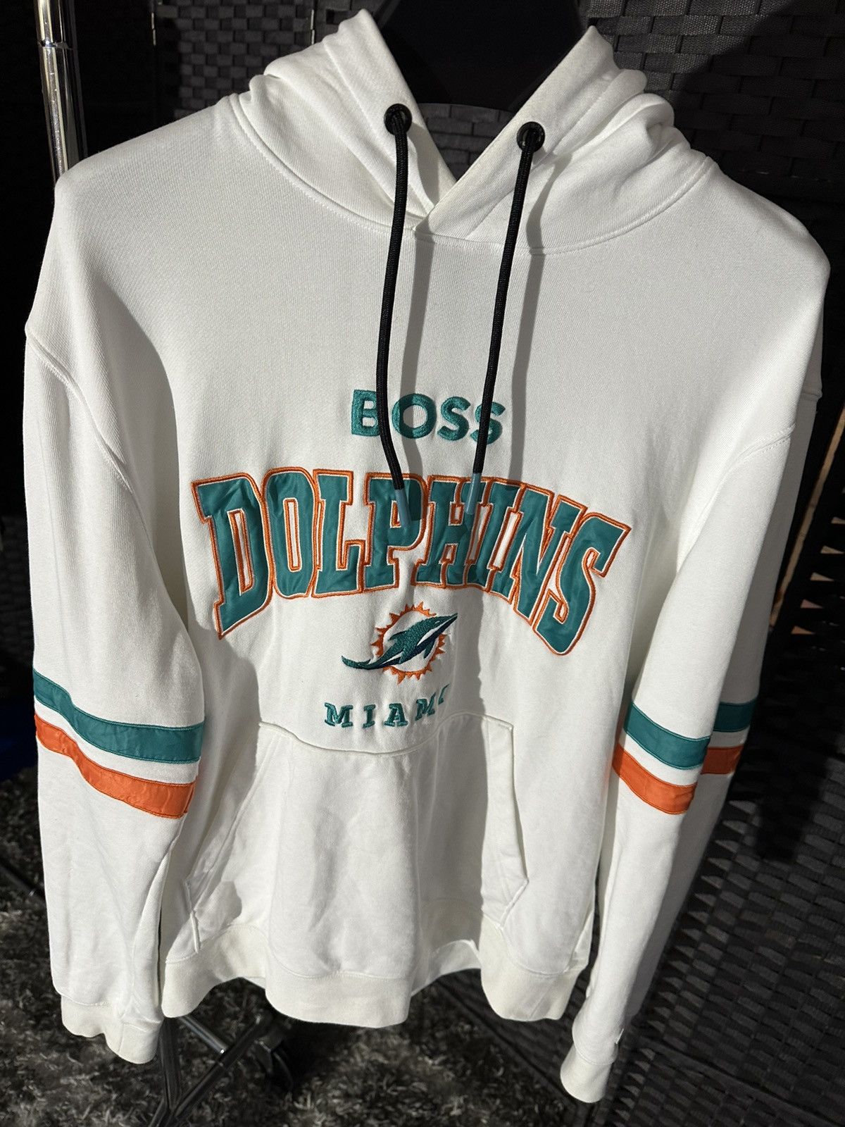 Hugo Boss Hugo Boss x NFL Miami Dolphins hoodie Exclusive Rare Large Size US L / EU 52-54 / 3 - 1 Thumbnail