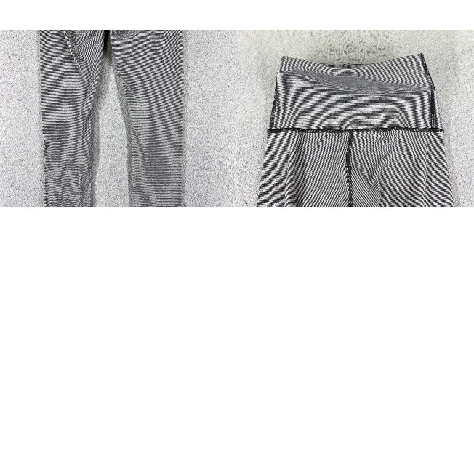 Lululemon Lululemon Pants Womens 0 Gray Black Stripe High Times Pant Dance Gym 29" Size 25" / US 0 / IT 36 - 9 Thumbnail