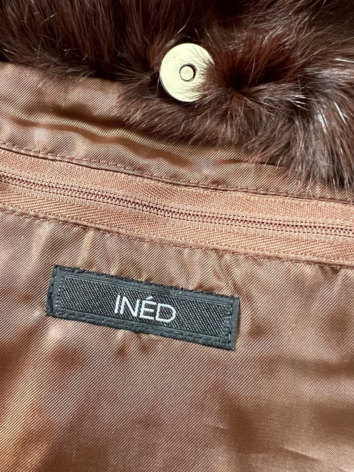 Yohji Yamamoto 1990 Ined Homme Rabbit Fur Shoulder Bag Size ONE SIZE - 7 Thumbnail