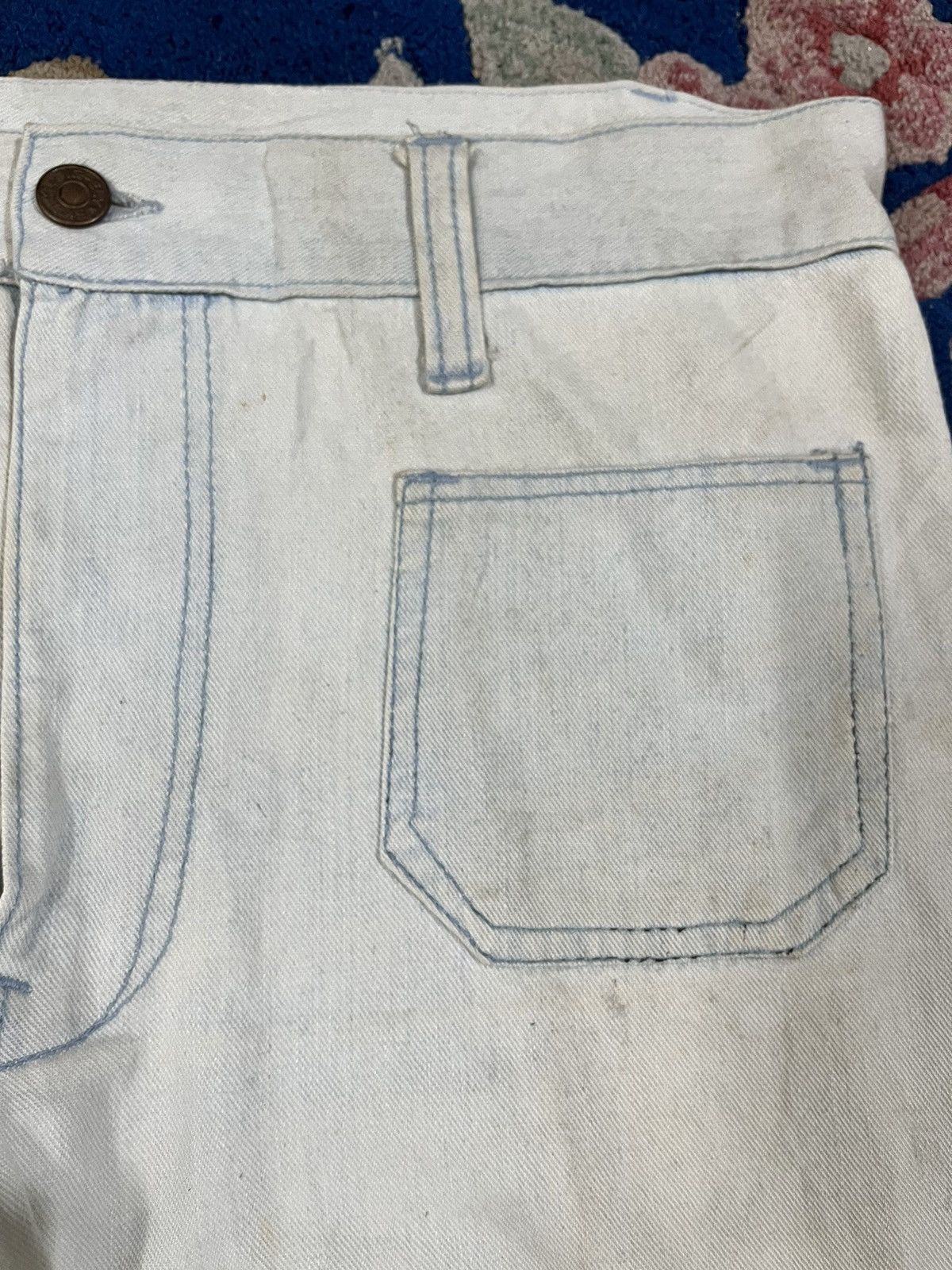 Japanese Brand × Vintage Vintage Japanese Brand Bootcut Bush Pants Denim Size US 34 / EU 50 - 7 Thumbnail