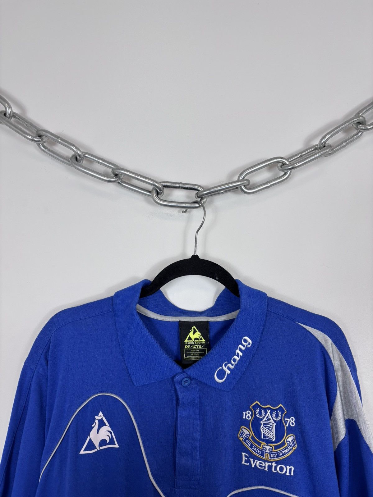 Le Coq Sportif Le Coq Sportif Everton 2009/2010 Polo Shirt Jersey Shirt Size US XXL / EU 58 / 5 - 3 Thumbnail