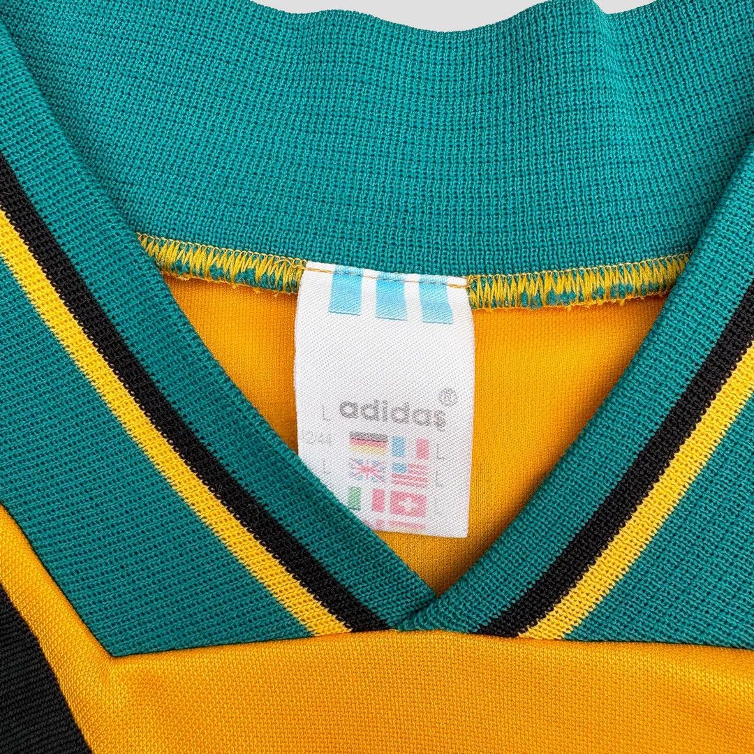 Adidas FC Bayern Munich 1993 95 90s Vintage Adidas Away Opel Jersey Size US L / EU 52-54 / 3 - 4 Thumbnail