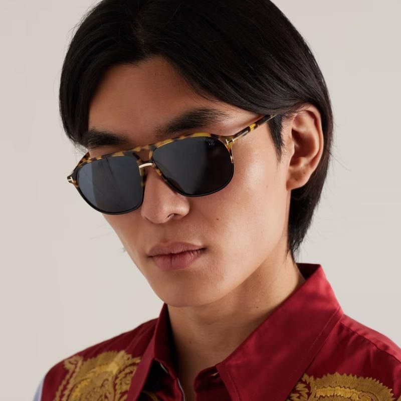 Tom Ford Tom Ford BRUCE Men Sunglasses Pilot FT1026/S 05A Size ONE SIZE - 10 Thumbnail
