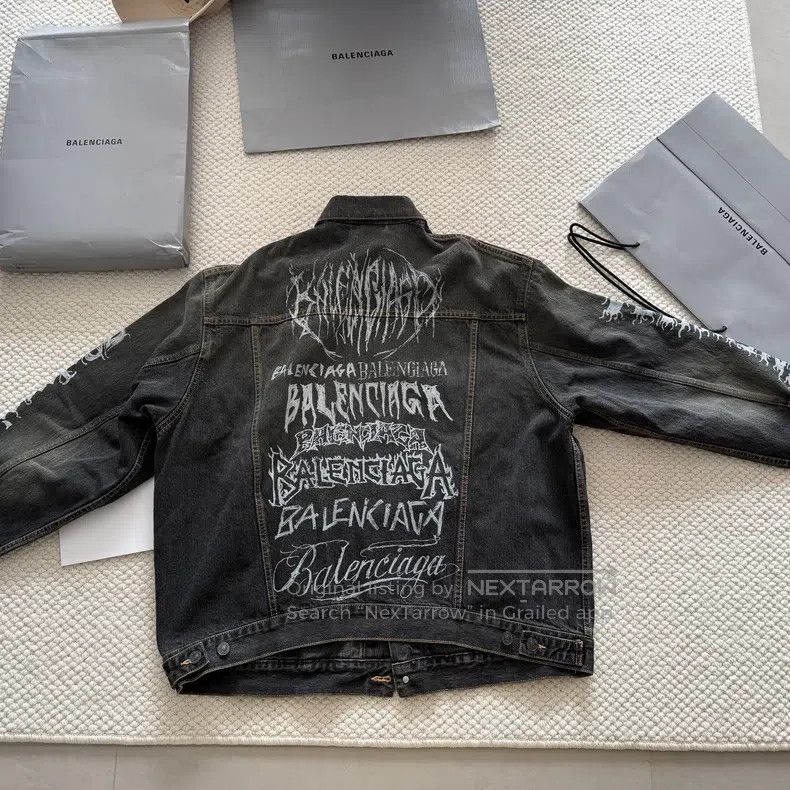 Balenciaga Balenciaga Denim Jacket Size US S / EU 44-46 / 1 - 1 Thumbnail