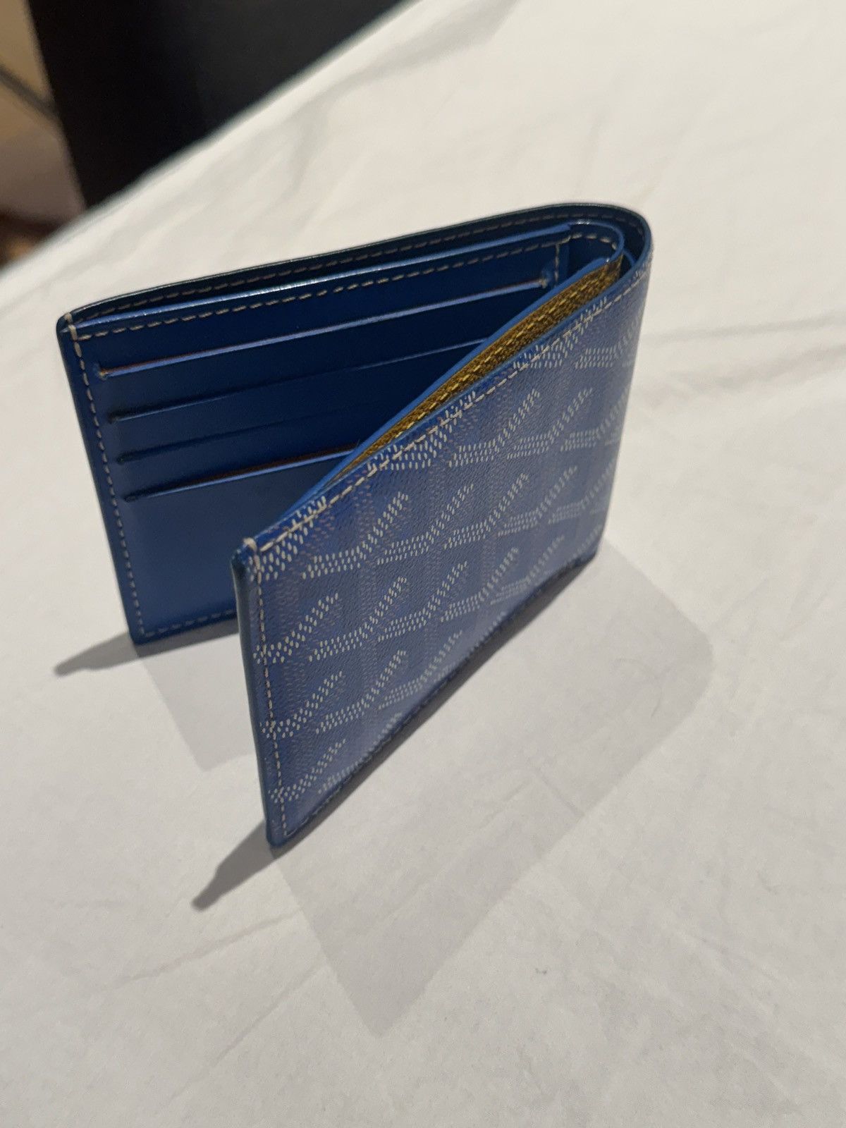 Goyard Blue Goyard Bi Fold Wallet Size ONE SIZE - 3 Thumbnail