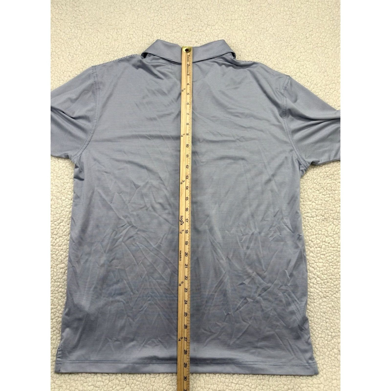Callaway Callaway Opti Dri Polo Shirt Mens Large Blue Stripe Short Sleeve Collared Breathable Lightweight Performance Golf Regular Size Size US L / EU 52-54 / 3 - 7 Thumbnail