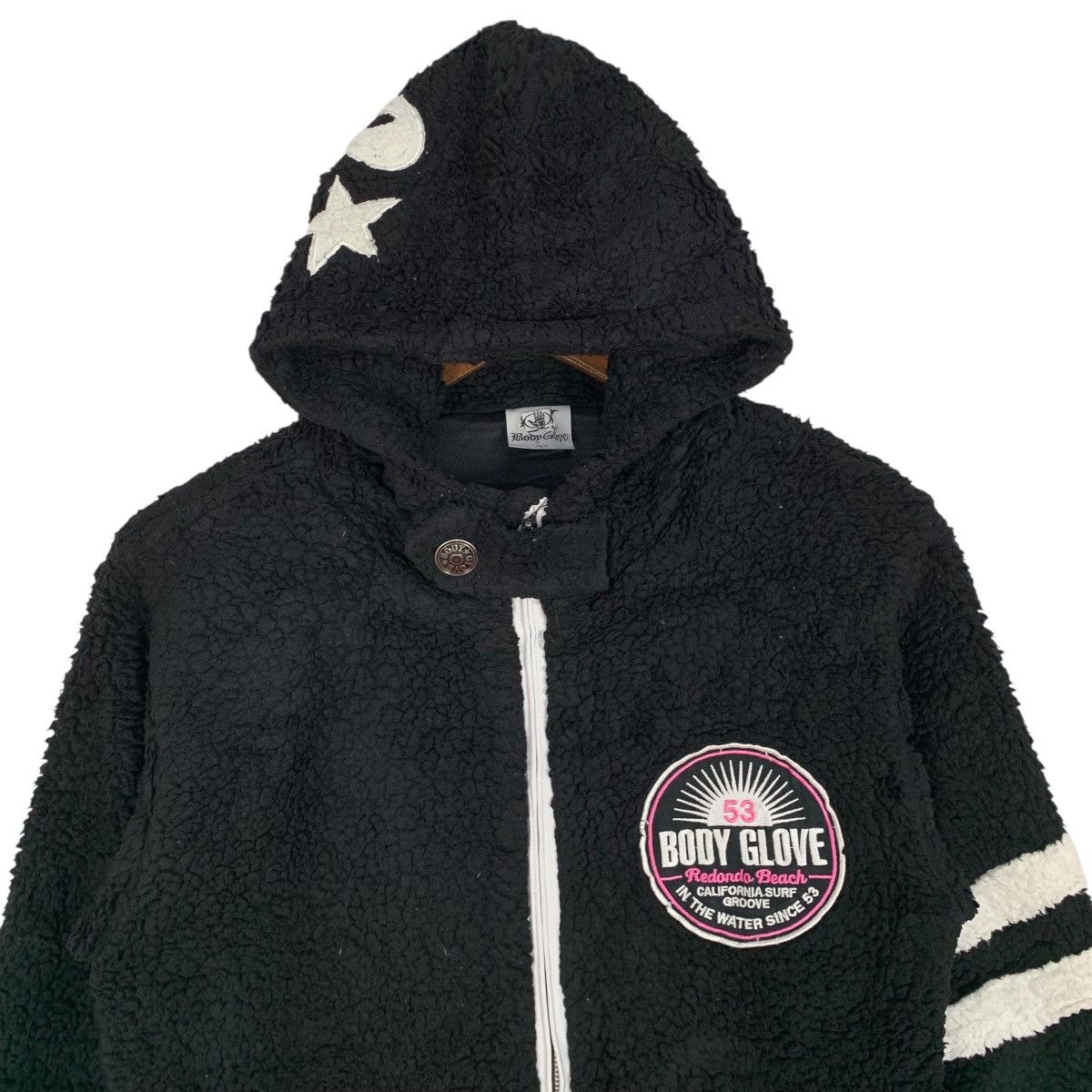 Body Glove Vintage Body Glove Surfing Surf Style Fleece Jacket Hoodie Size US S / EU 44-46 / 1 - 7 Thumbnail