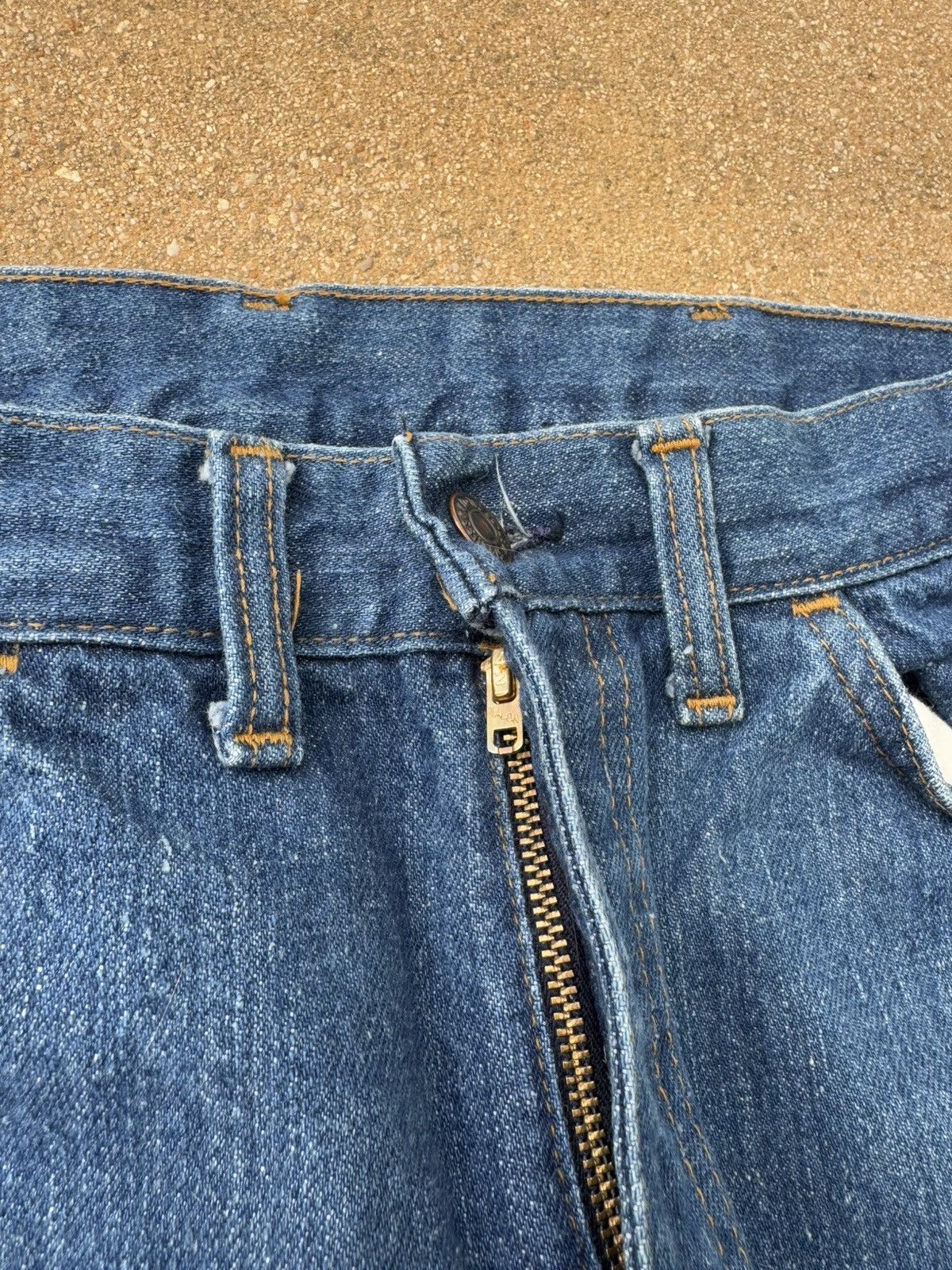 Levi's × Vintage Vtg 70’s Levi’s 646 Orange Tab Bellbottom Flare Jeans 32x28 Size US 32 / EU 48 - 5 Thumbnail