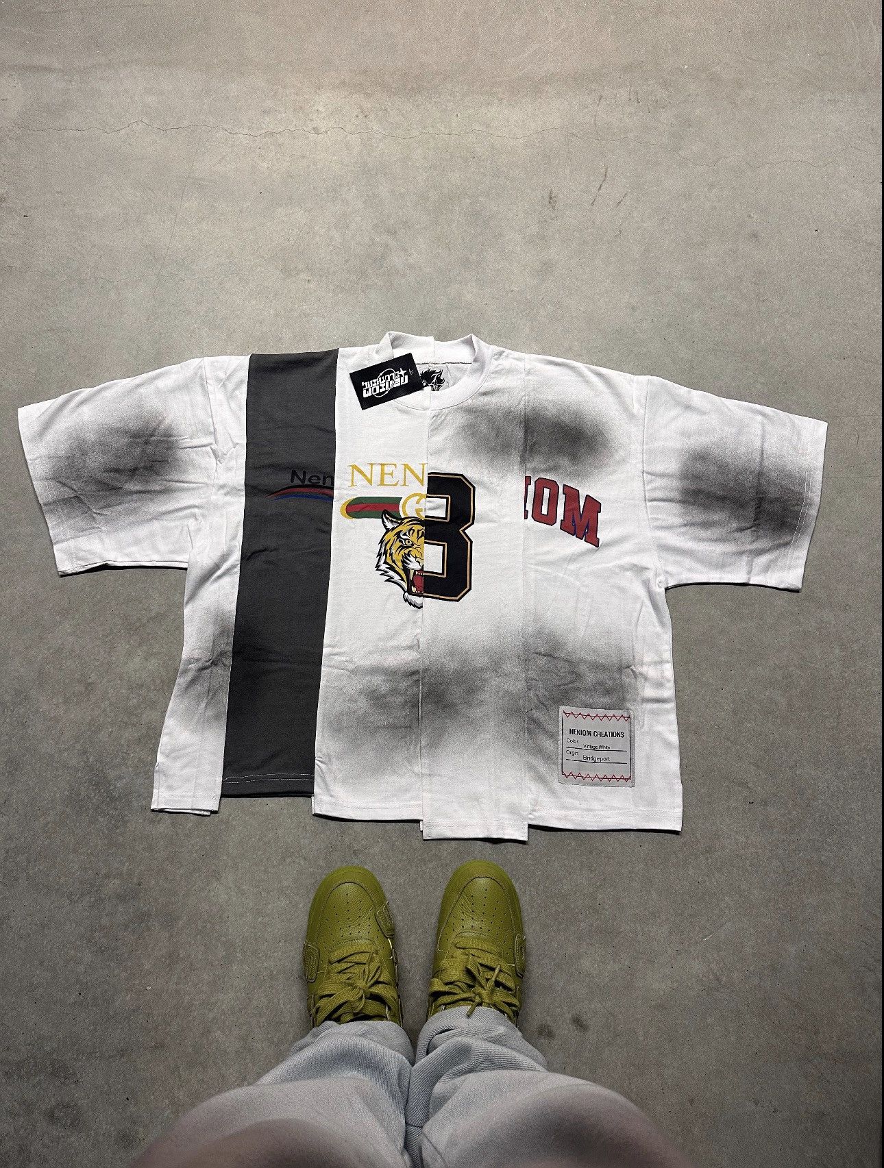 Other F*CK DESIGNERS UNEVEN SHIRT STREETWEAR Y2K Size US S / EU 44-46 / 1 - 1 Thumbnail
