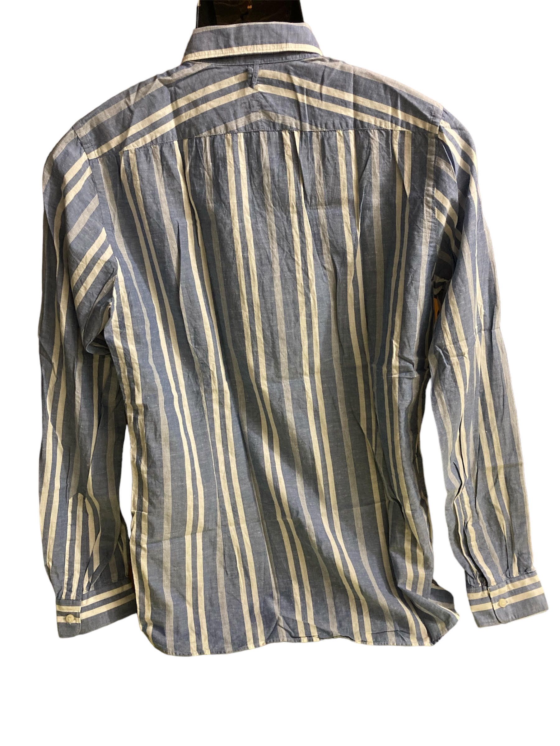 Japanese Brand A.B.C.L Long Sleeve Cotton/Silk Shirt Japanese Fabric. Size US M / EU 48-50 / 2 - 2 Thumbnail