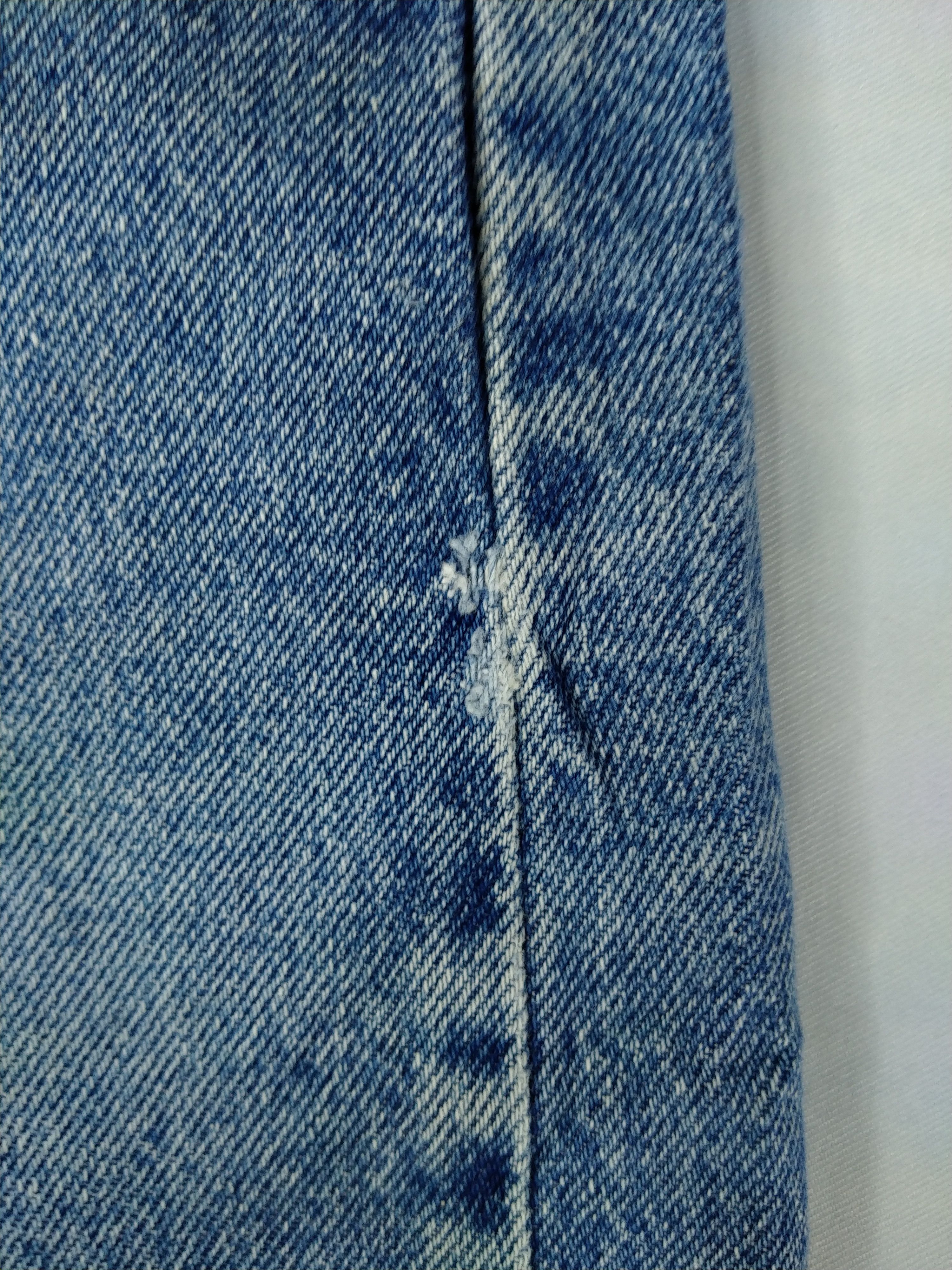 Levi's Blue Wash Vintage Levi's 505 Orange Tab Denim 35x30.5 JN433 Size US 35 - 12 Thumbnail