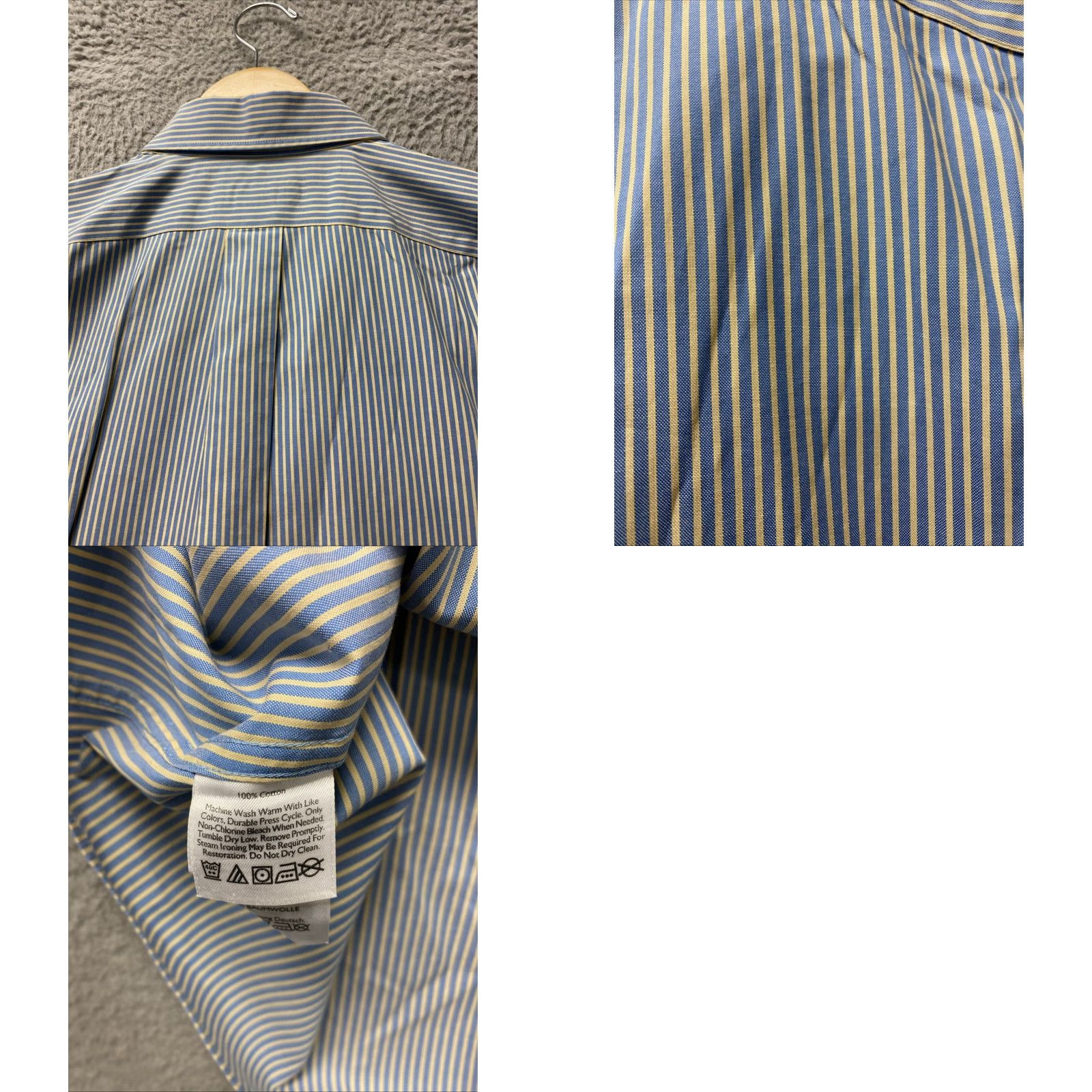 Eddie Bauer Eddie Bauer Men's Blue Striped Button Short Sleeve Shirt XL /127-44 Size US XL / EU 56 / 4 - 8 Thumbnail